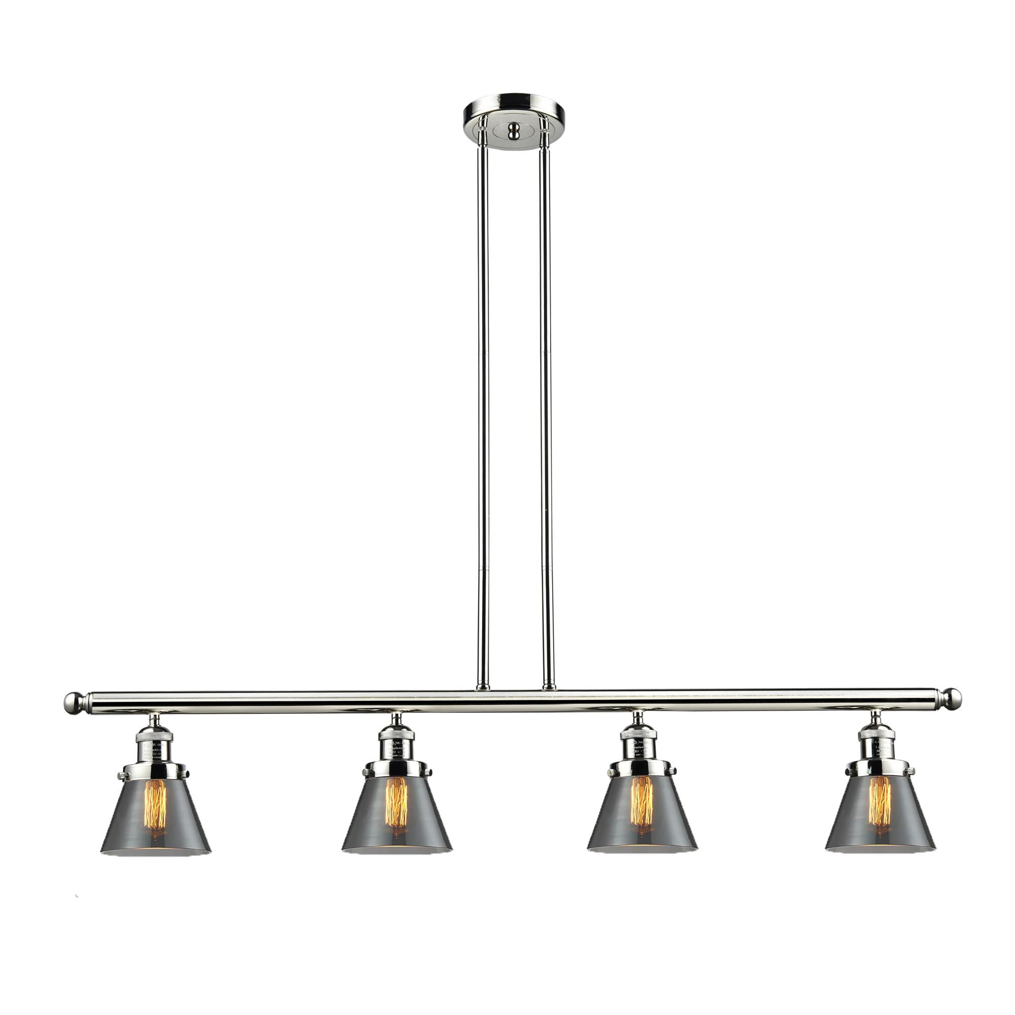 Bruno Marashlian Small Cone 48 Inch 4 Light LED Linear Suspension Light by Innovations Lighting