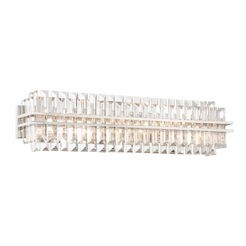 Hayes 32 Inch 6 Light Bath Vanity Light by Crystorama