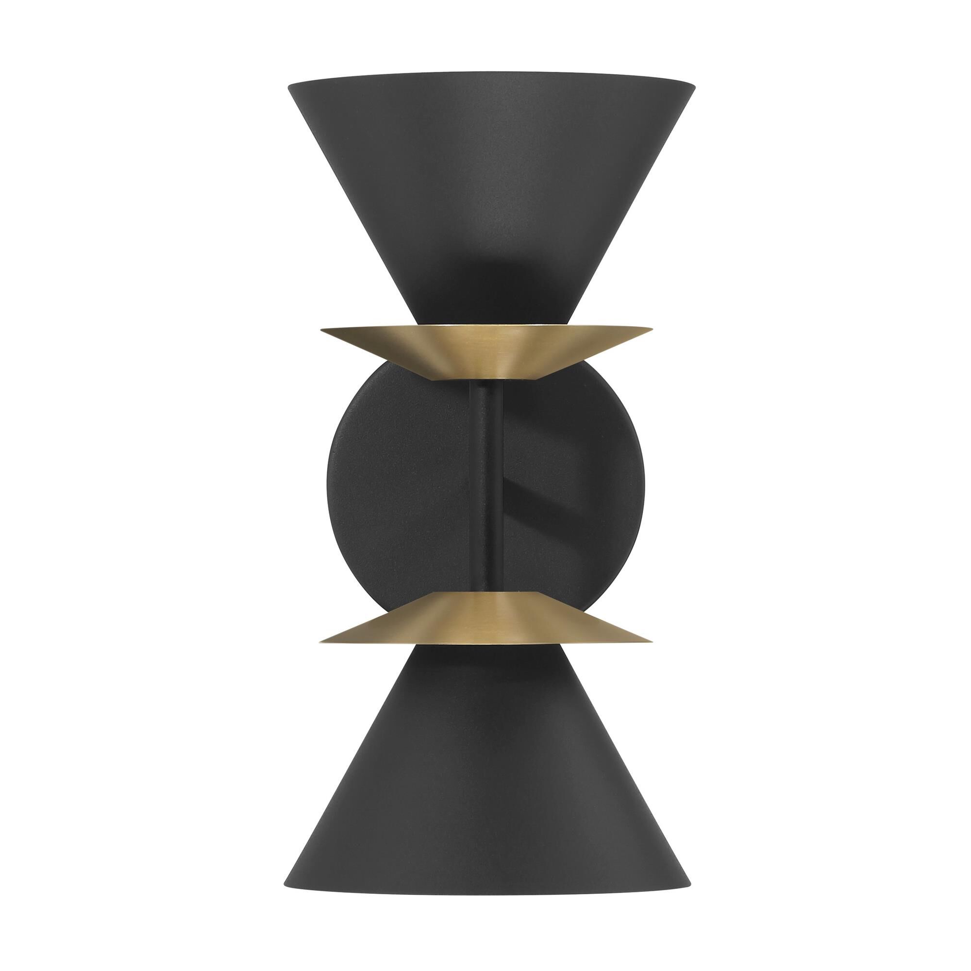 Shown in Textured Black finish and Textured Black shade