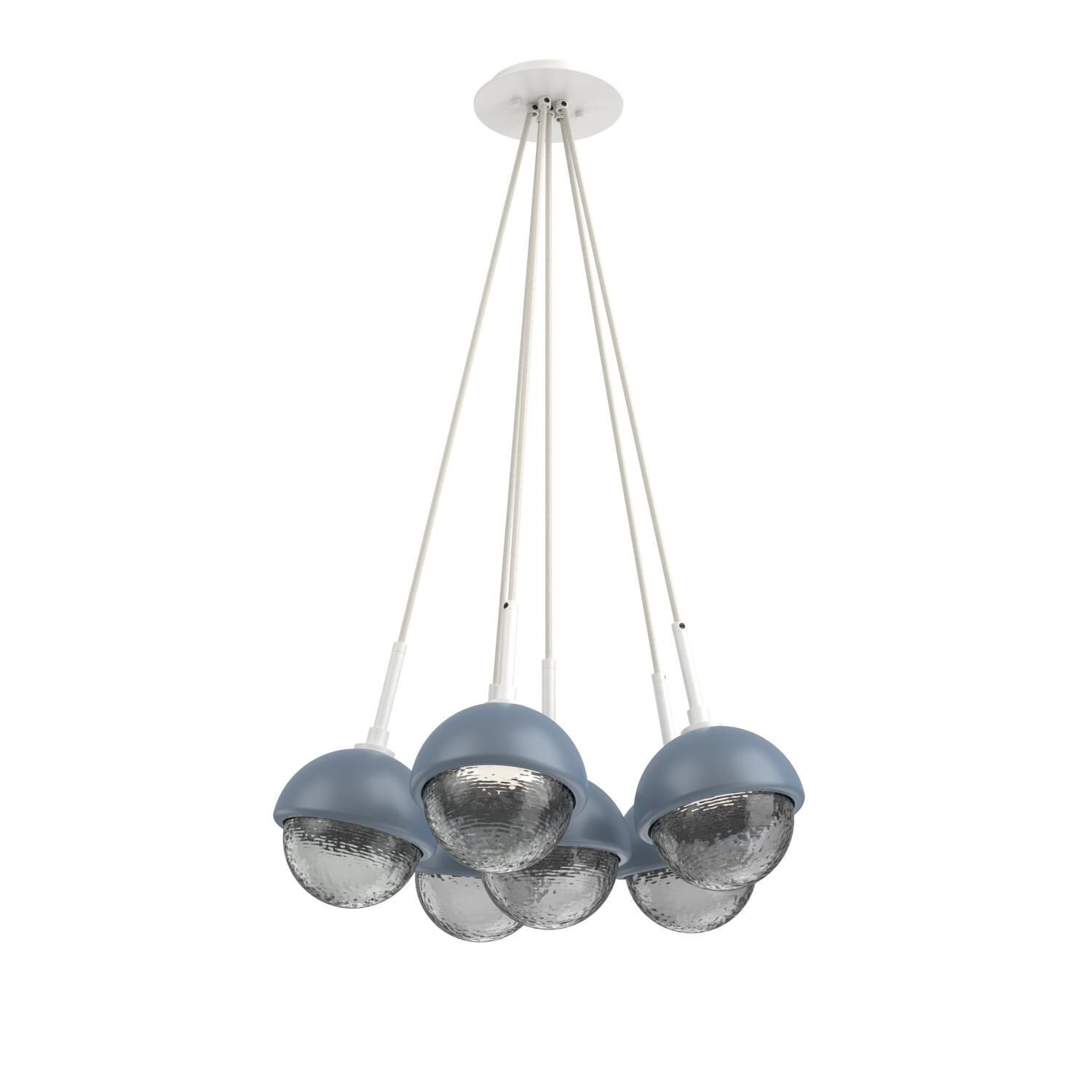 Levi Wilson Cabochon 19 Inch Multi Pendant Light by Hammerton Studio
