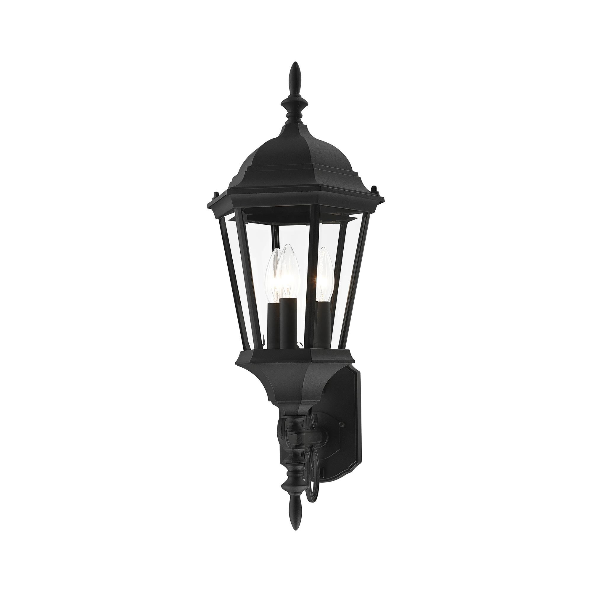 Hamilton 24 Inch Tall 3 Light Outdoor Wall Light by Livex Lighting