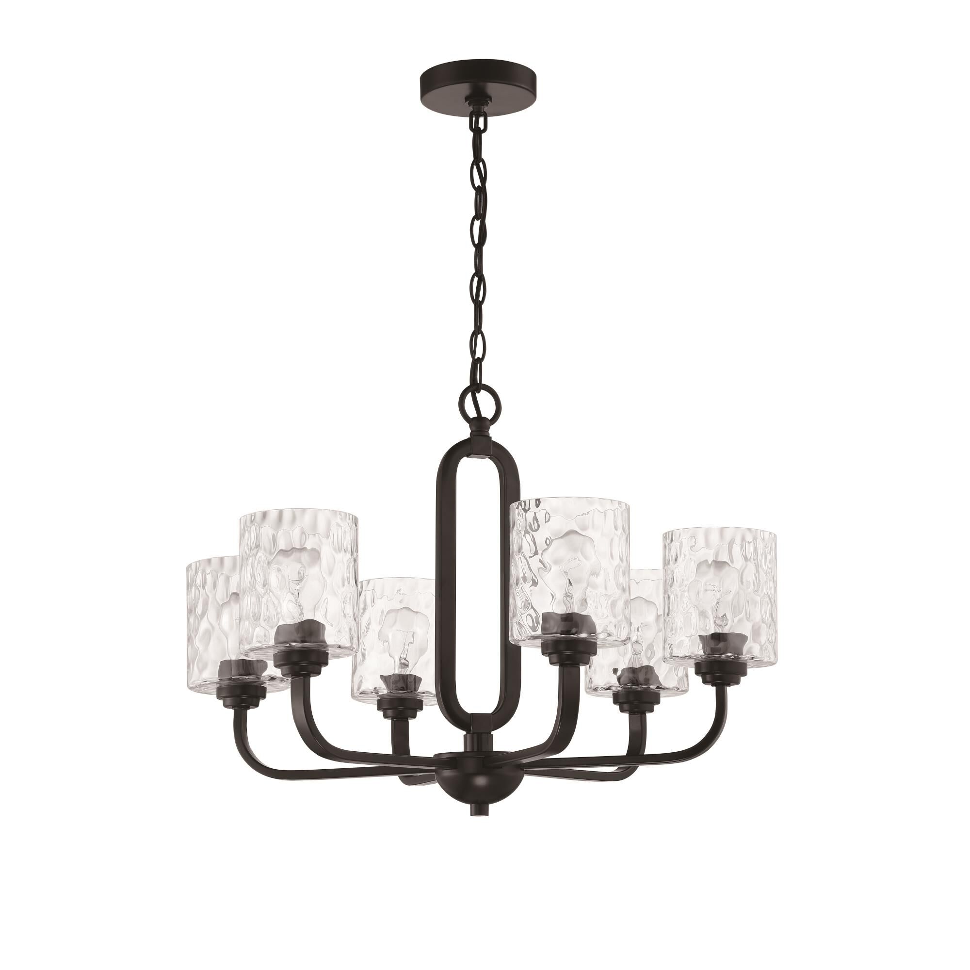 Collins 26 Inch 6 Light Chandelier by Craftmade