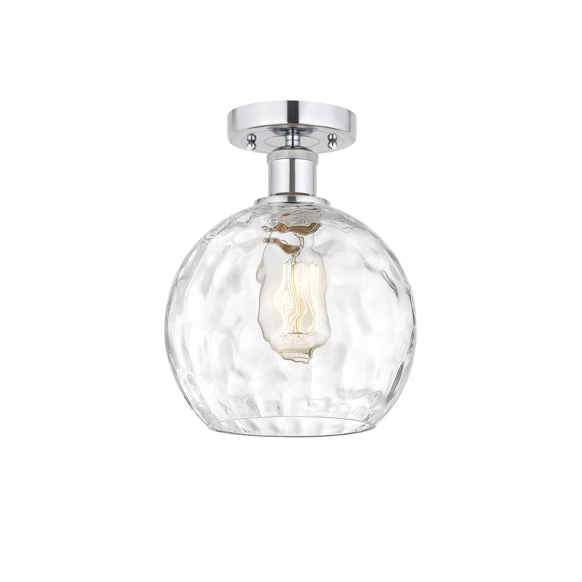 Shown in Polished Chrome finish and Clear Water glass