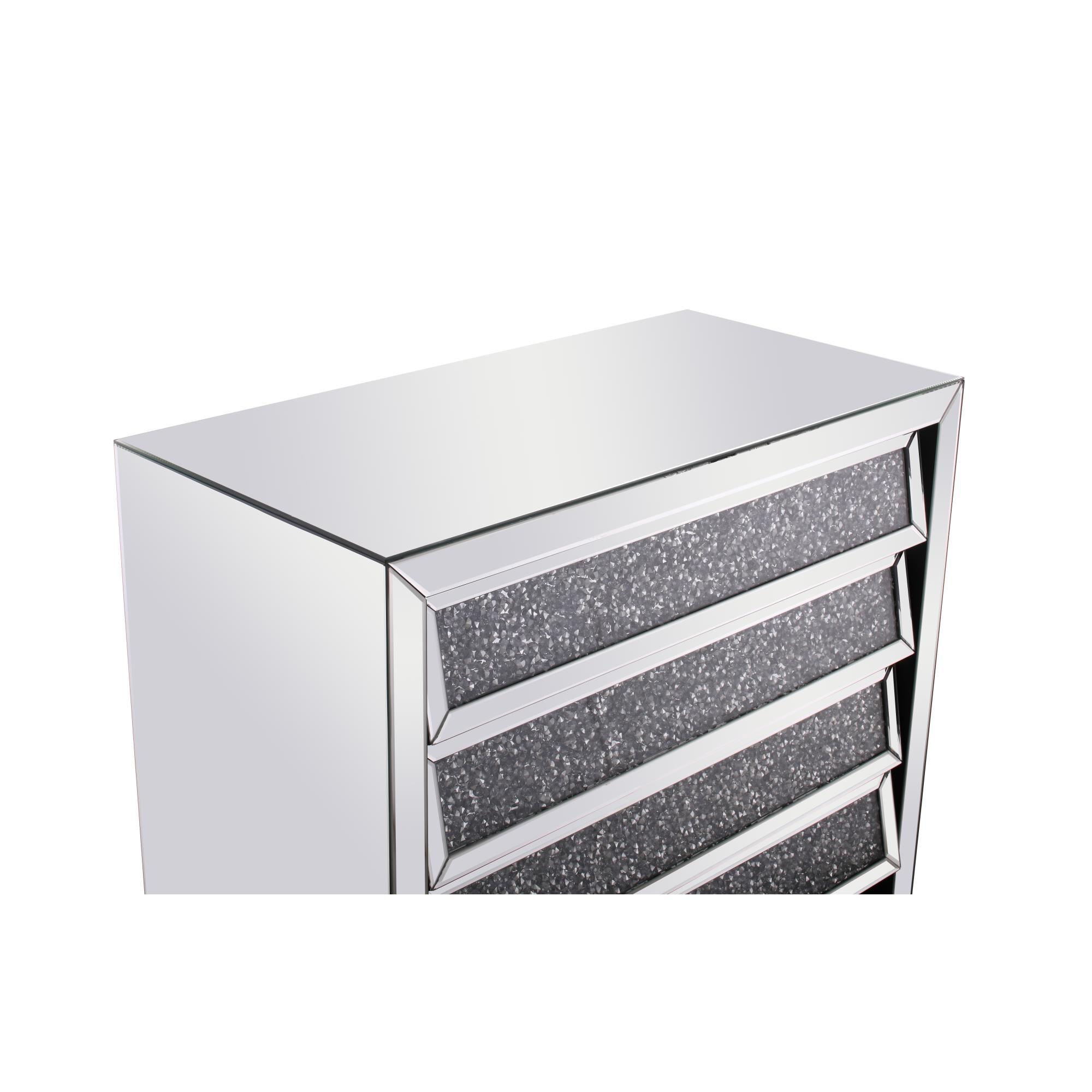 Shown in Clear Mirror finish and Royal Cut - Silver crystal