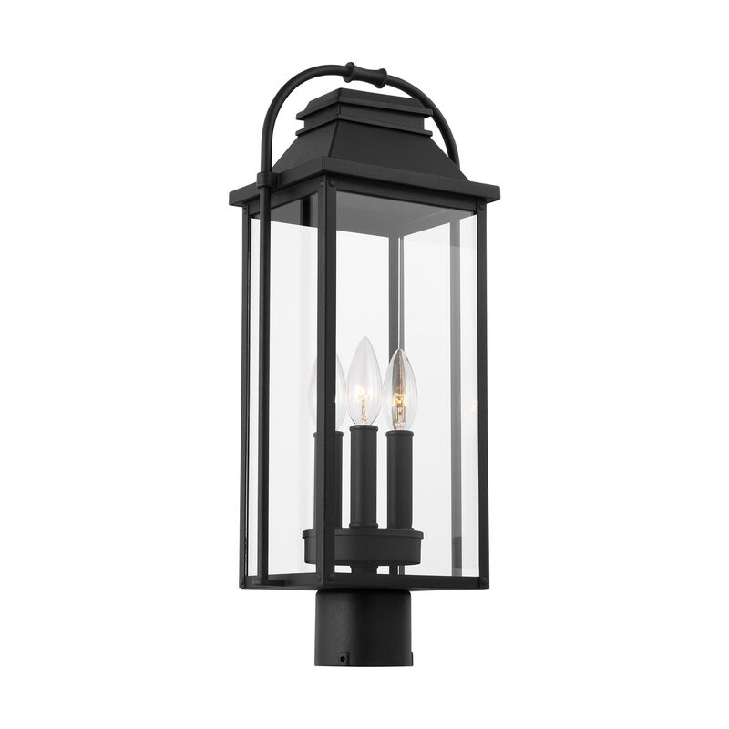 Sean Lavin Wellsworth 20 Inch Tall 3 Light Outdoor Post Lamp by Visual Comfort Studio Collection