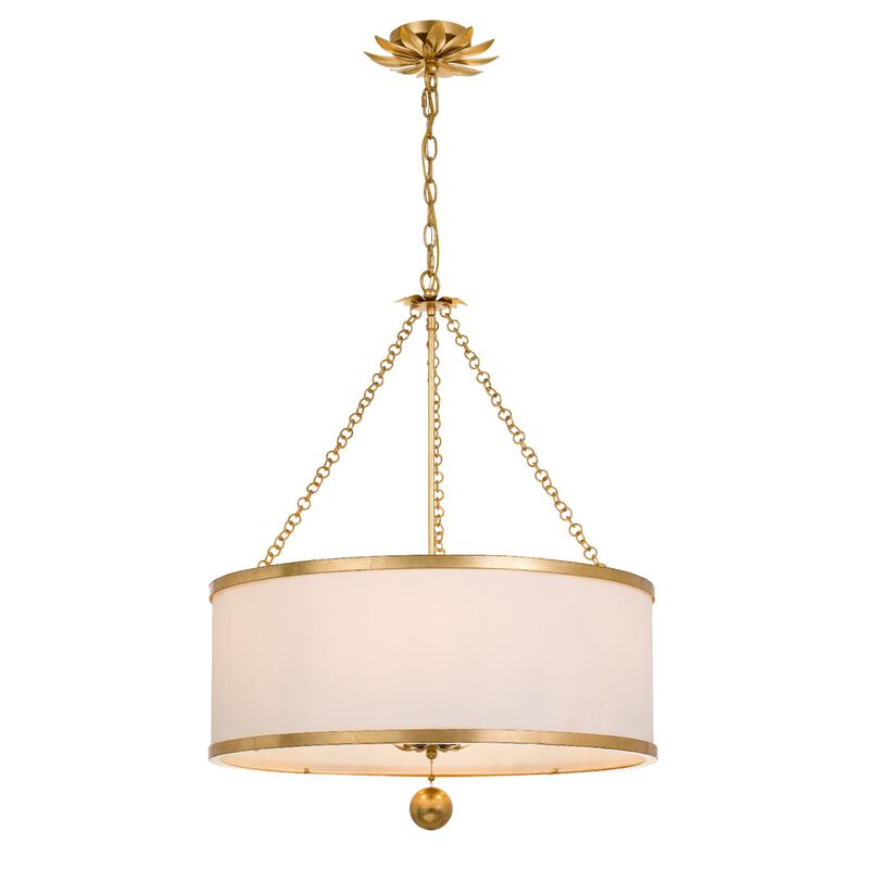 Broche 24 Inch 6 Light Chandelier by Crystorama