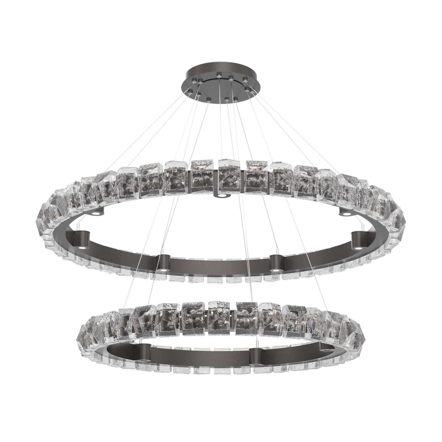 Shown in Graphite finish and Clear glass