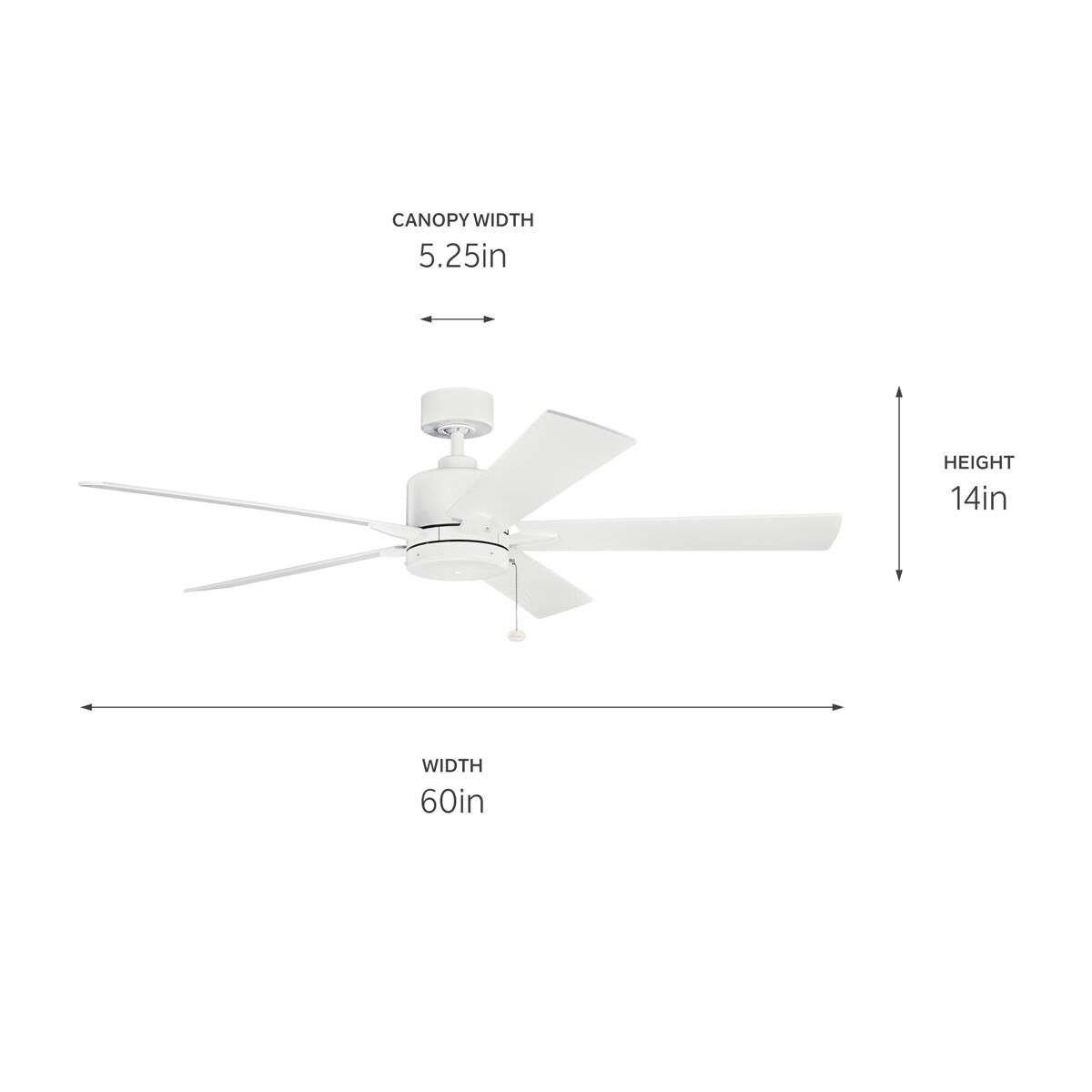 Lucian 60 Inch Ceiling Fan by Kichler Lighting