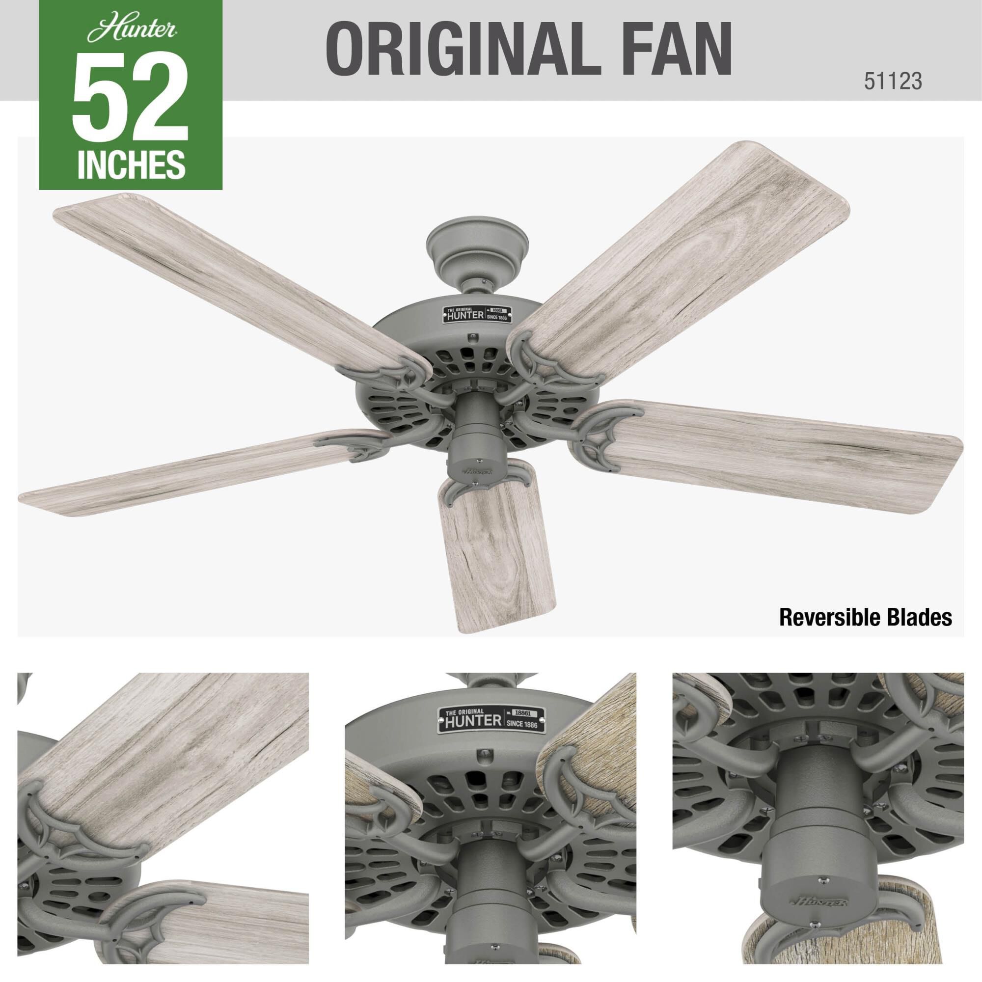Hunter Original 52 Inch Ceiling Fan by Hunter Fan