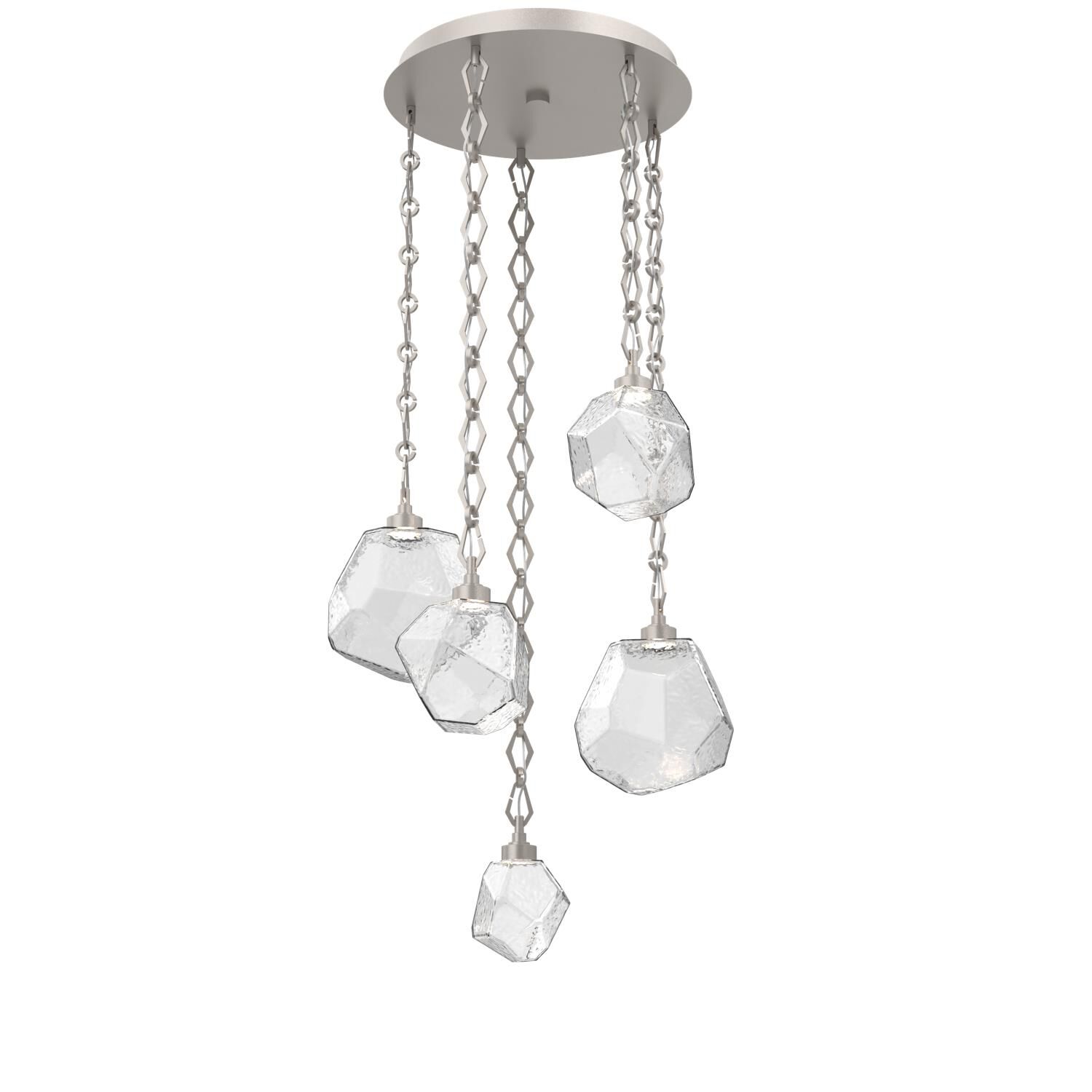 Levi Wilson Gem 23 Inch Multi Light Pendant by Hammerton Studio