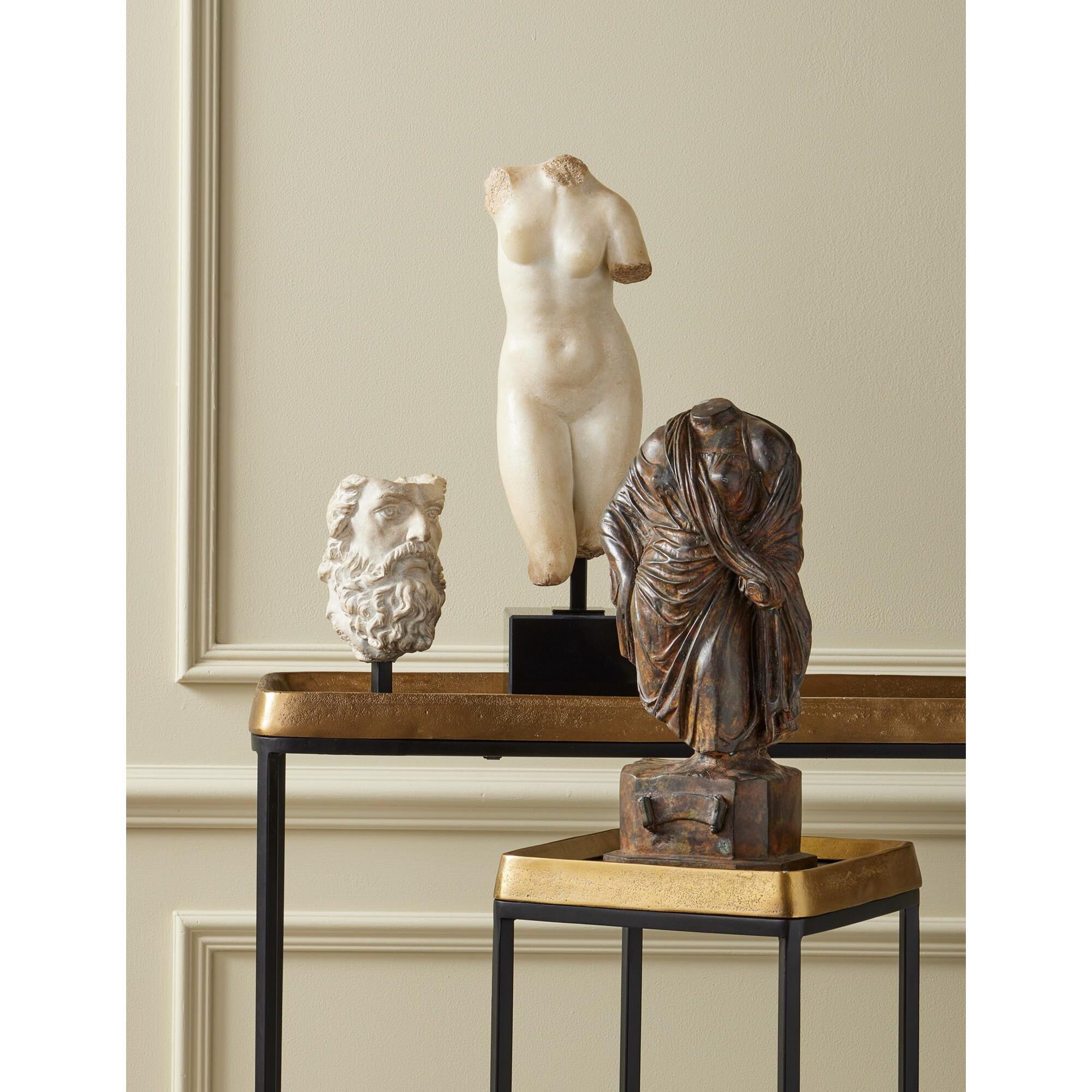 Shown in Antique Brass/Graphite/Black finish