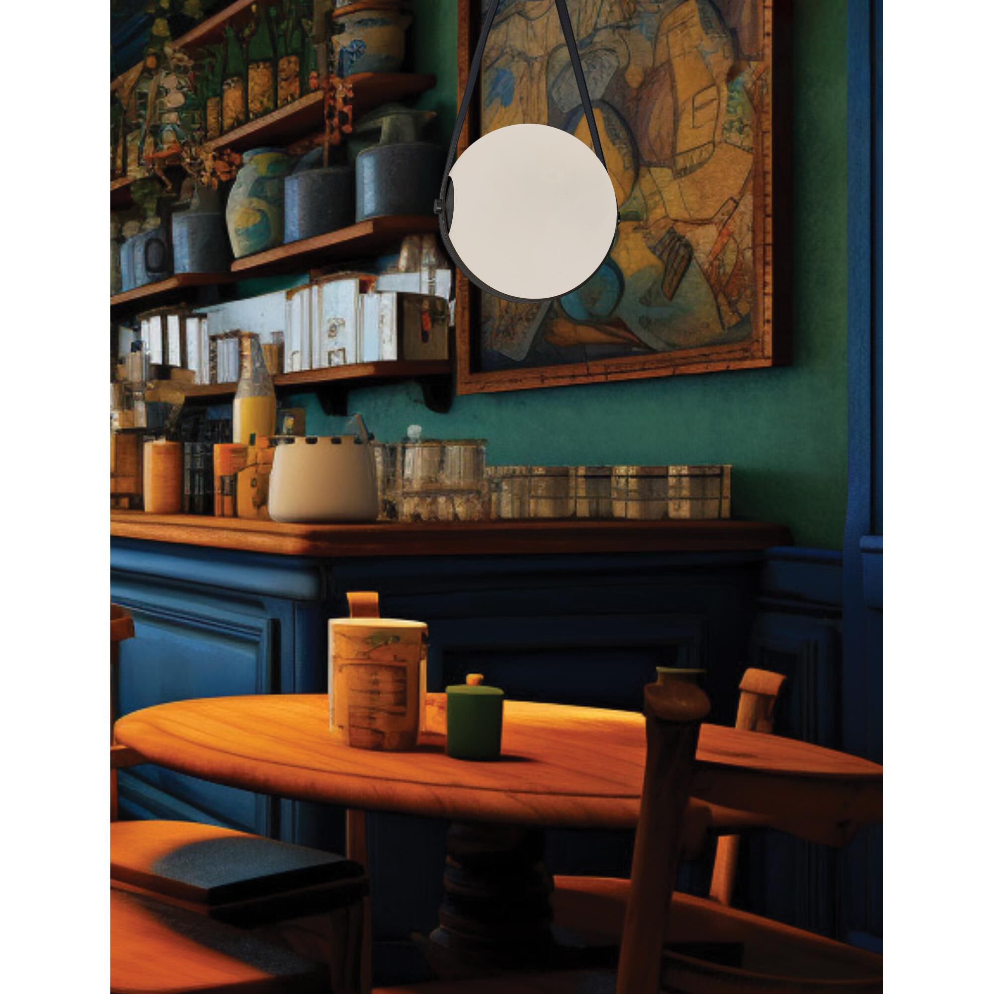 Persis 12 Inch Semi Flush Mount by Dainolite