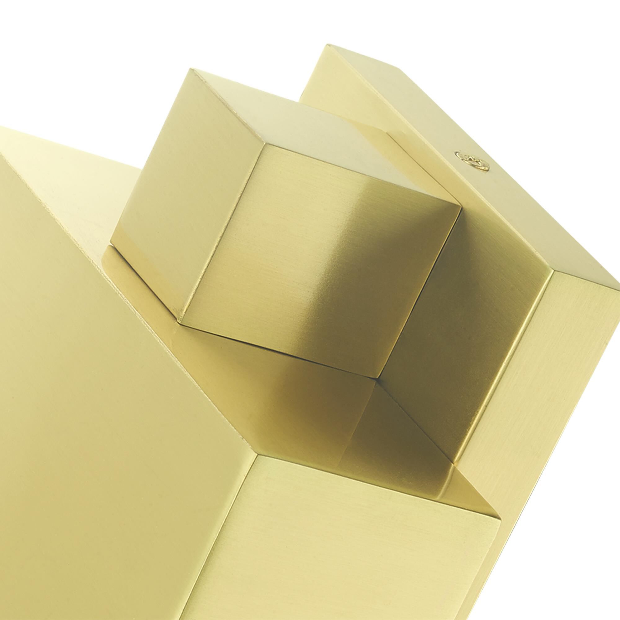 Shown in Satin Brass finish