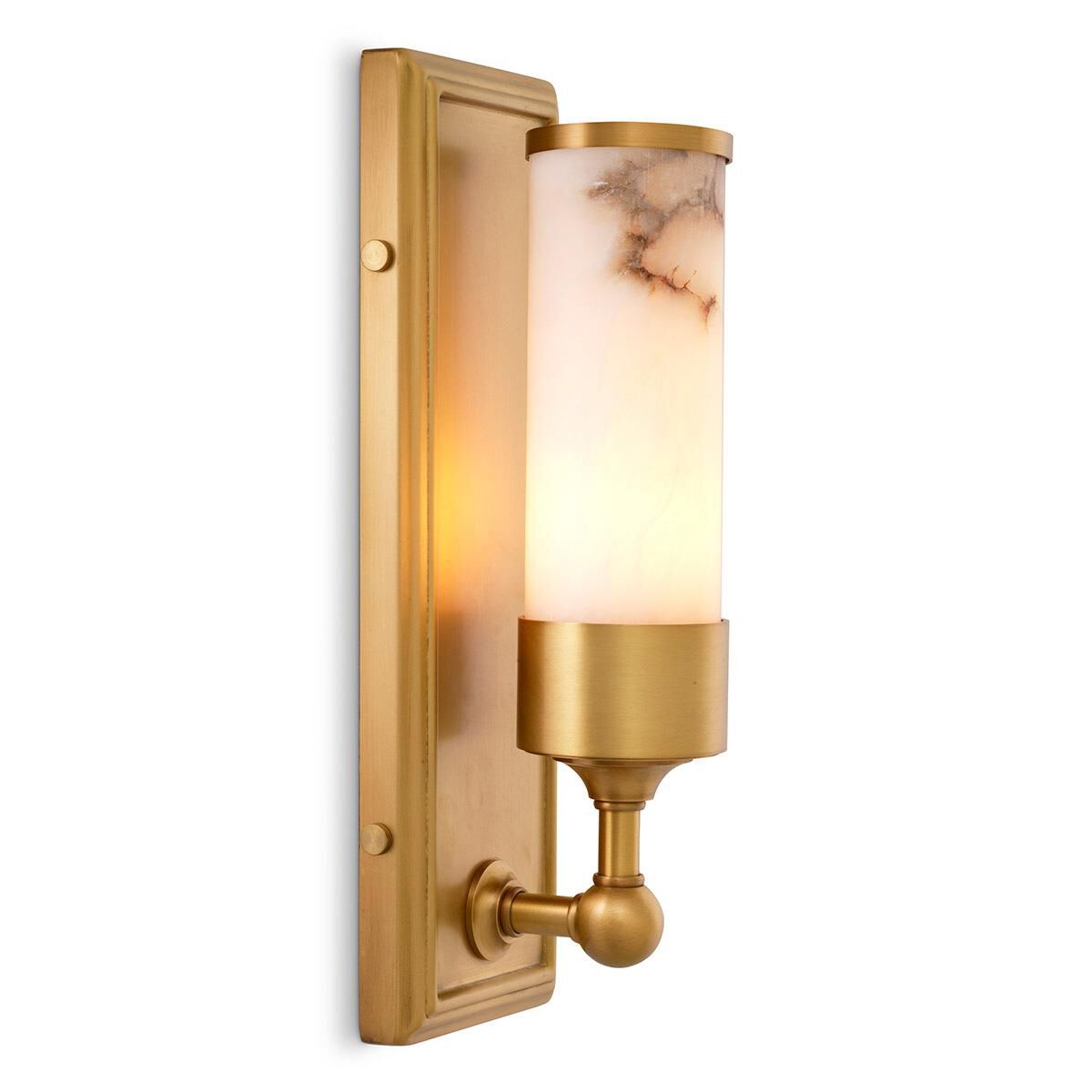 Shown in Antique Brass, Alabaster finish