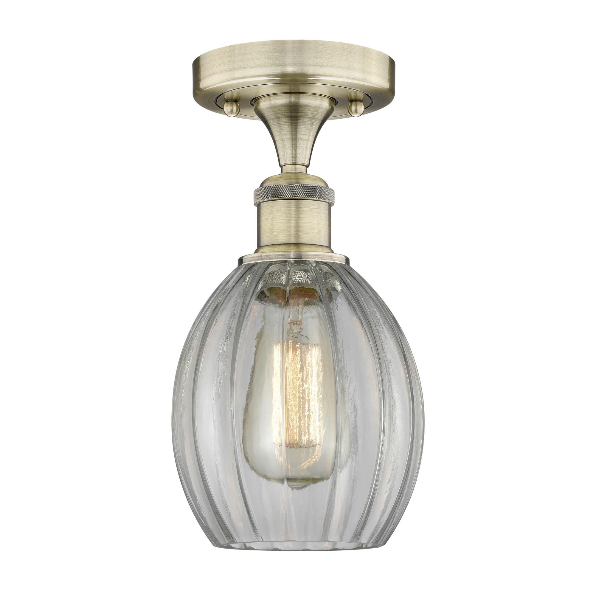 Bruno Marashlian Eaton 6 Inch 1 Light Semi Flush Mount by Innovations Lighting