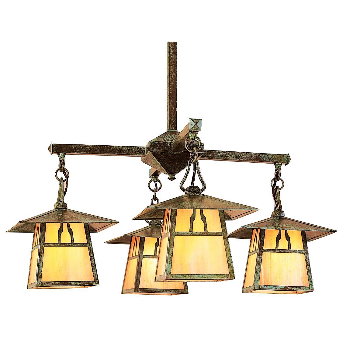 Carmel Chandelier by Arroyo Craftsman