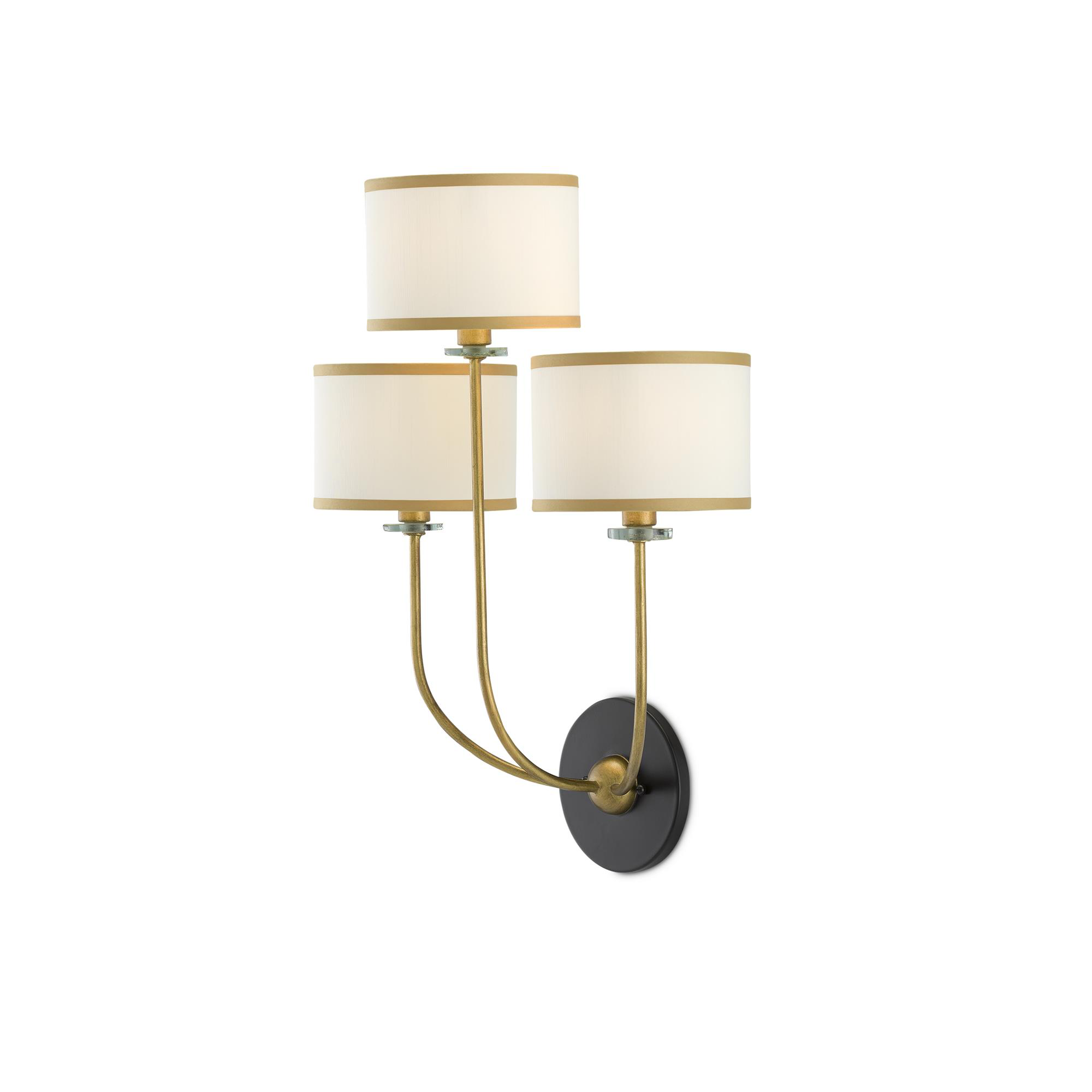 Croydon Large 3 Light Wall Sconce,