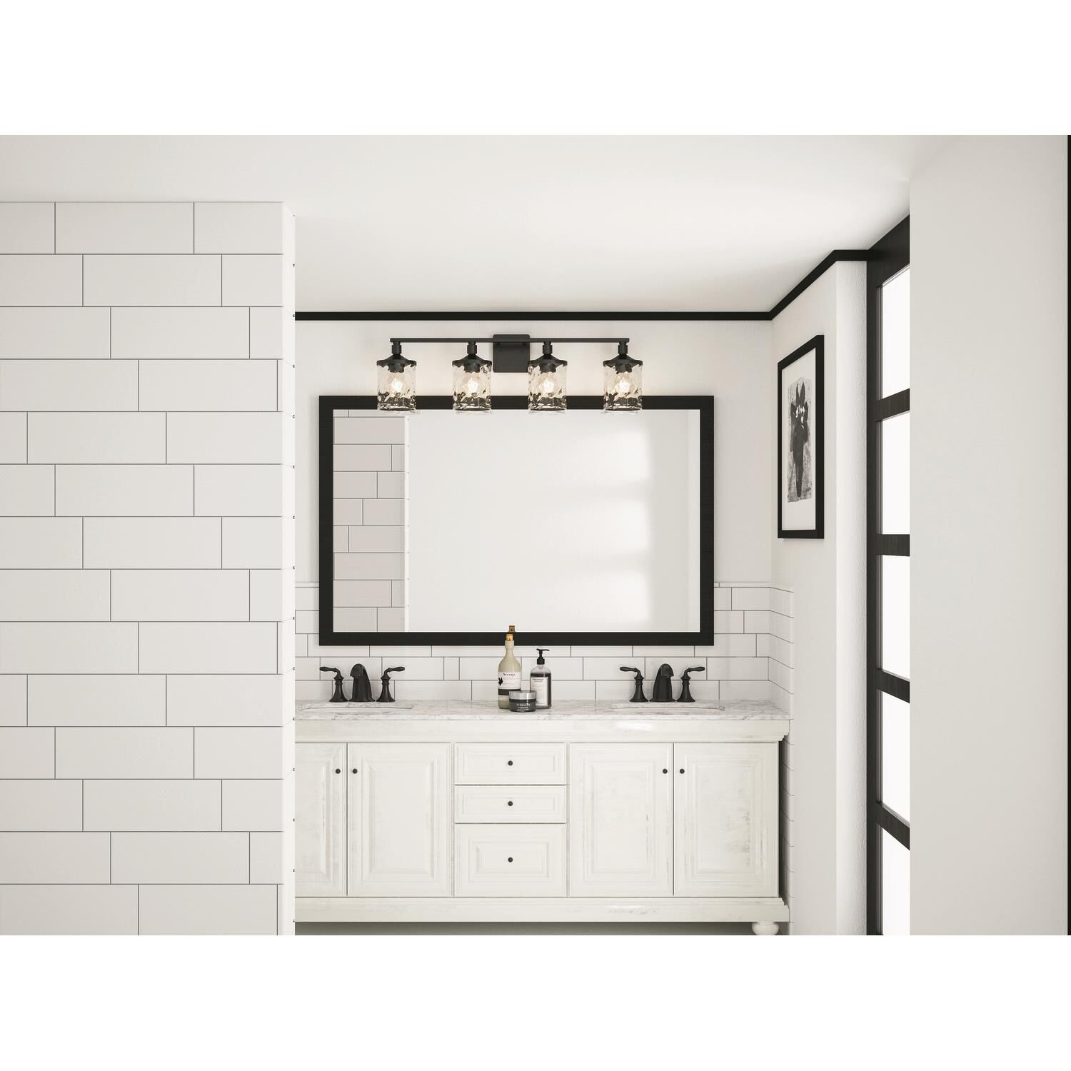 Shown in Matte Black finish and Clear Water glass