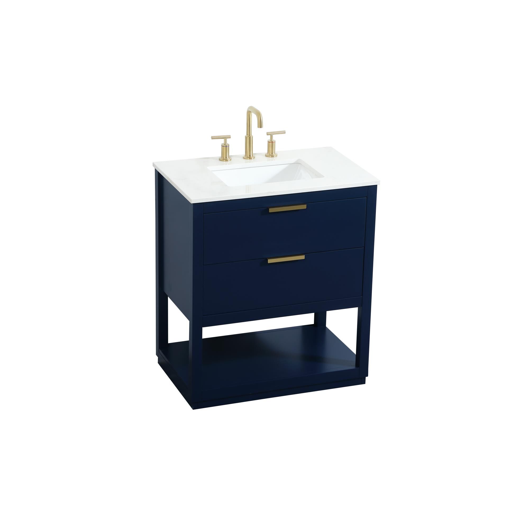 Shown in Blue finish