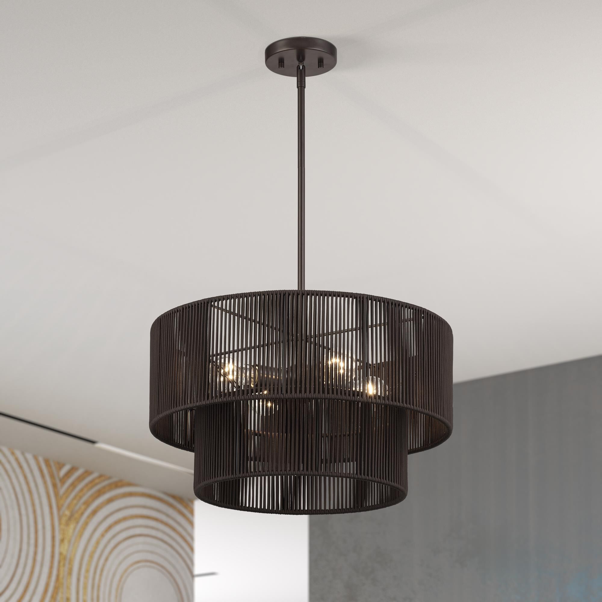 Acordia 20 Inch Large Pendant by Livex Lighting