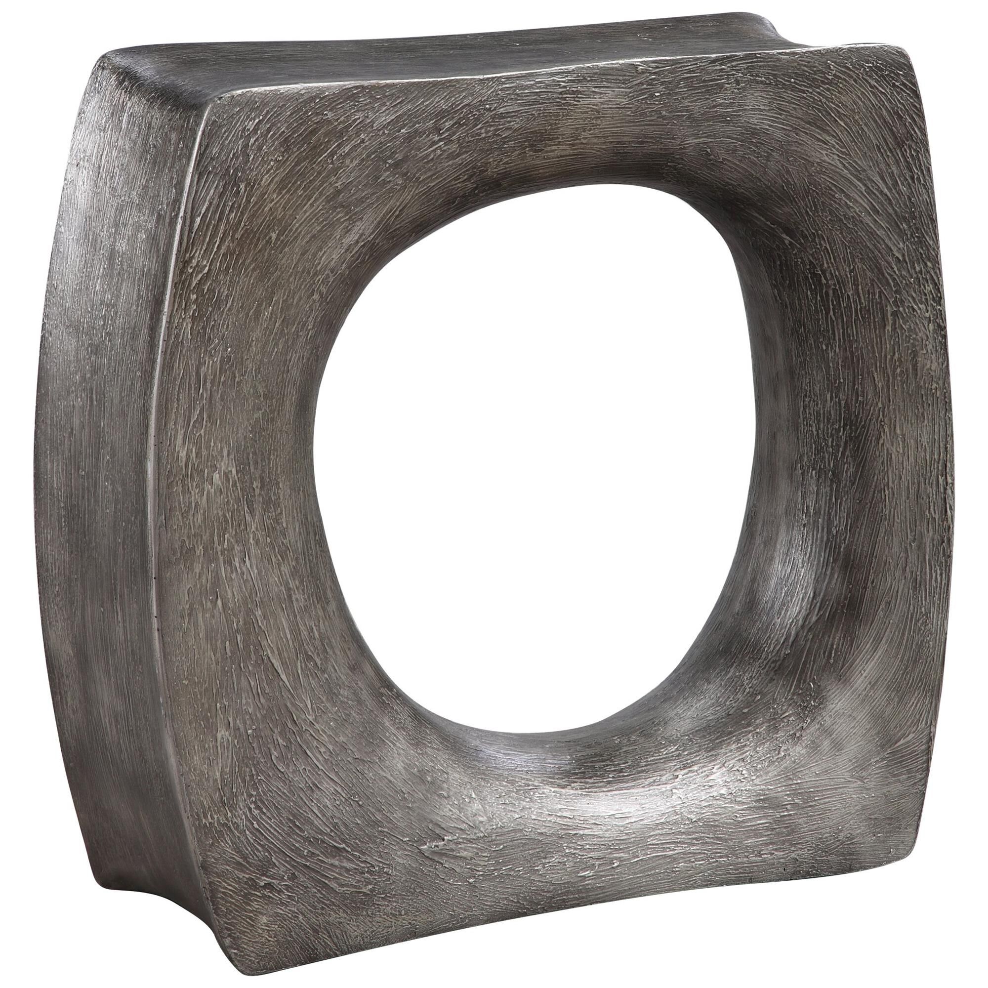 Shown in Mixing Art With Function, This Unique Side Table Fits Perfectly Beside A Chair Offering A Resting Pl finish