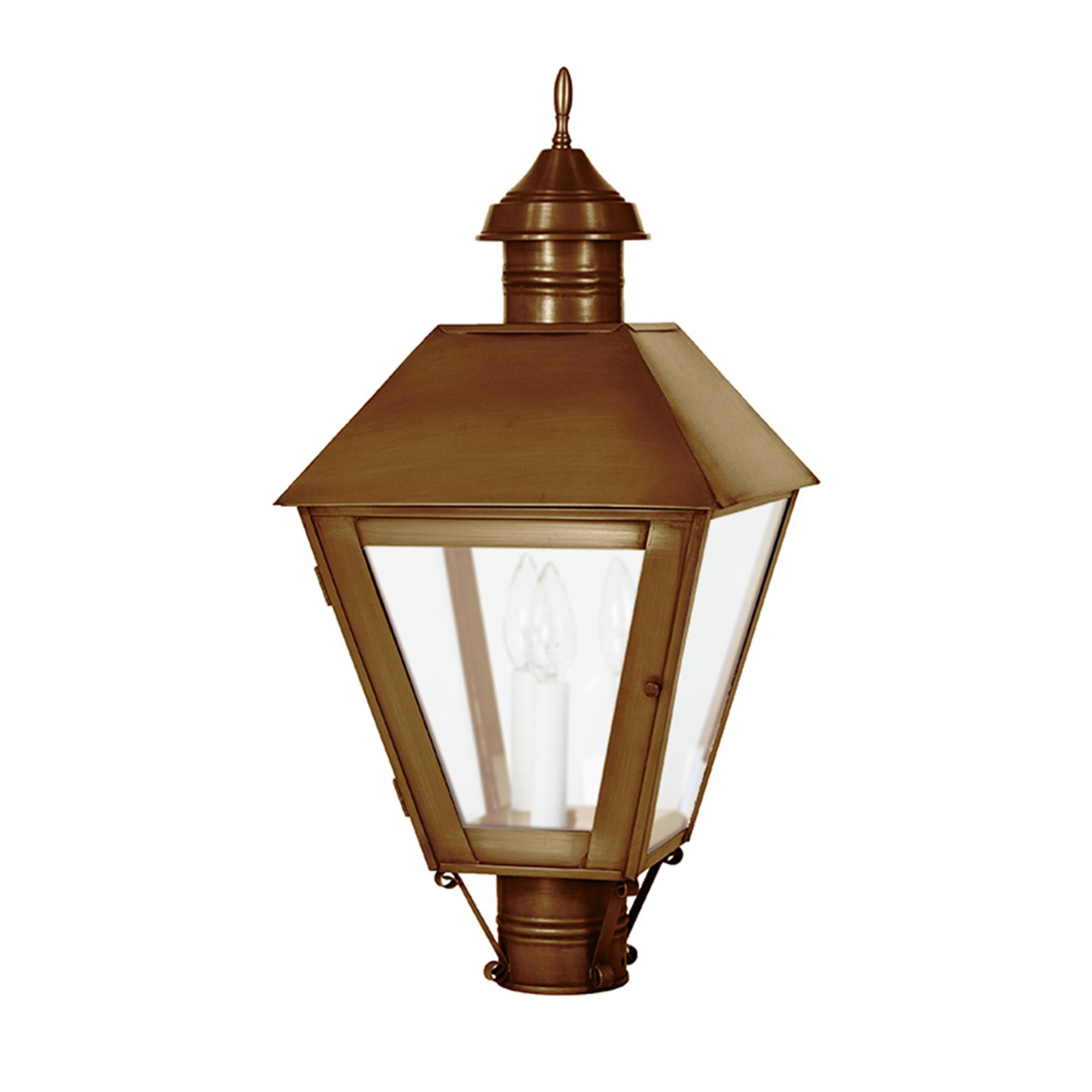 Boston 27 Inch 3 Light Outdoor Post Lamp,