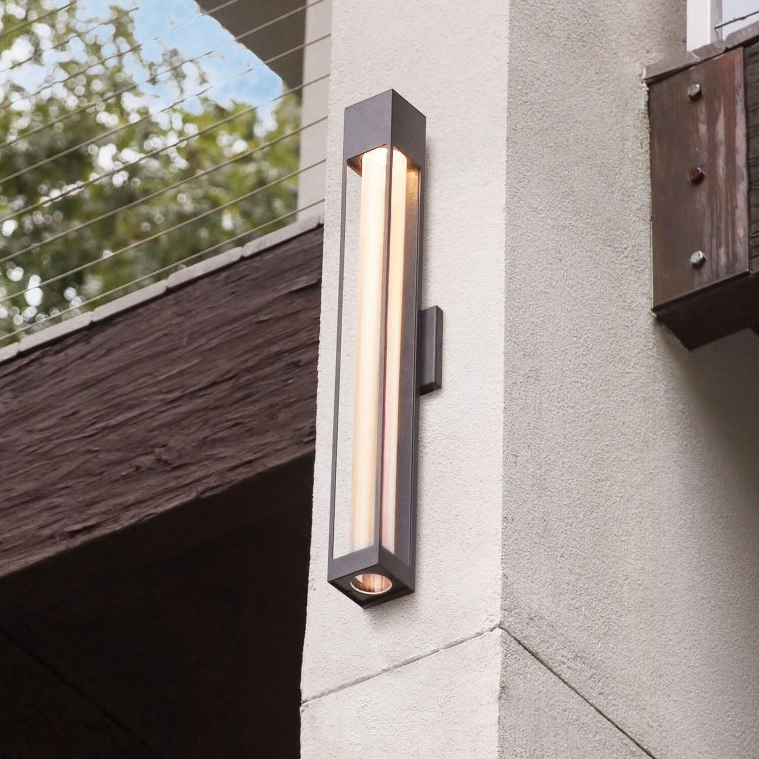 Hinkley Lighting Vapor 28 Inch Tall Outdoor Wall Light