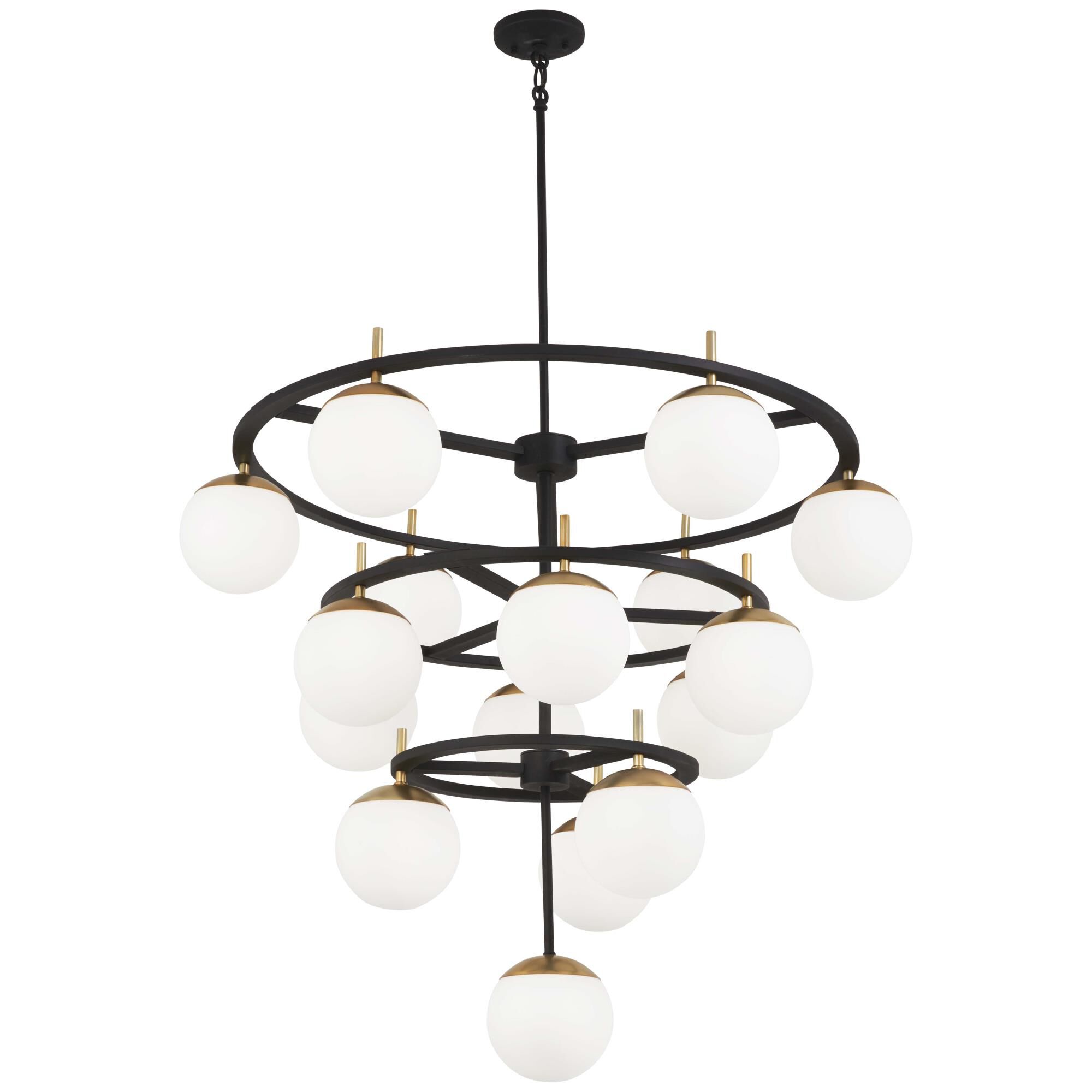 Alluria 36 Inch 16 Light Chandelier by Kovacs