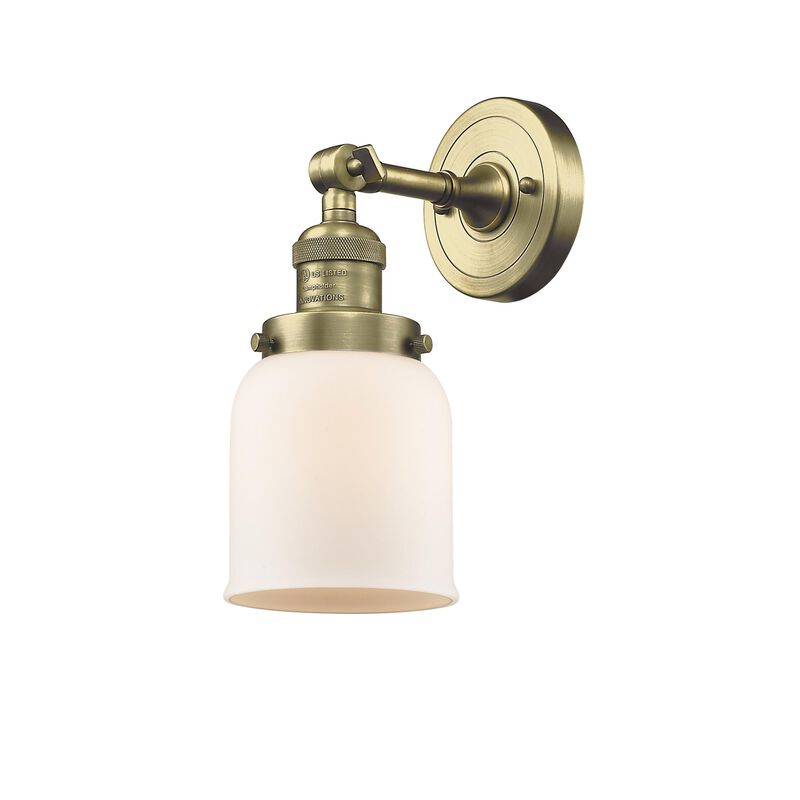Bruno Marashlian Small Bell 5 Inch 1 Light Semi Flush Mount by Innovations Lighting