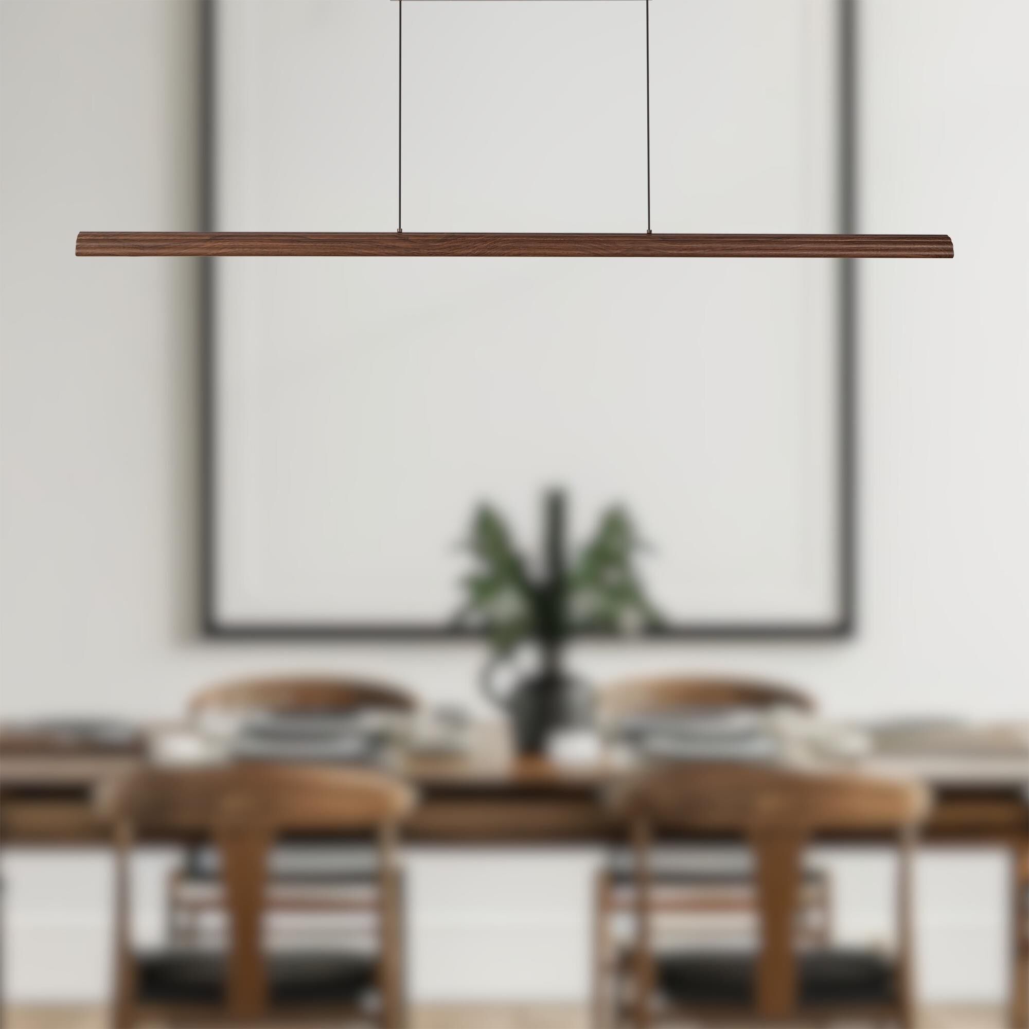 Shown in Walnut finish and Frosted Acrylic Diffuser glass and Aluminum shade