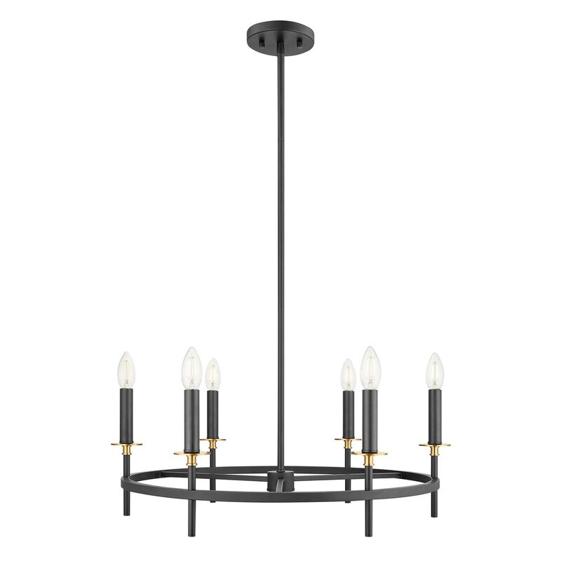 25 Inch Chandelier by Meridian Lighting