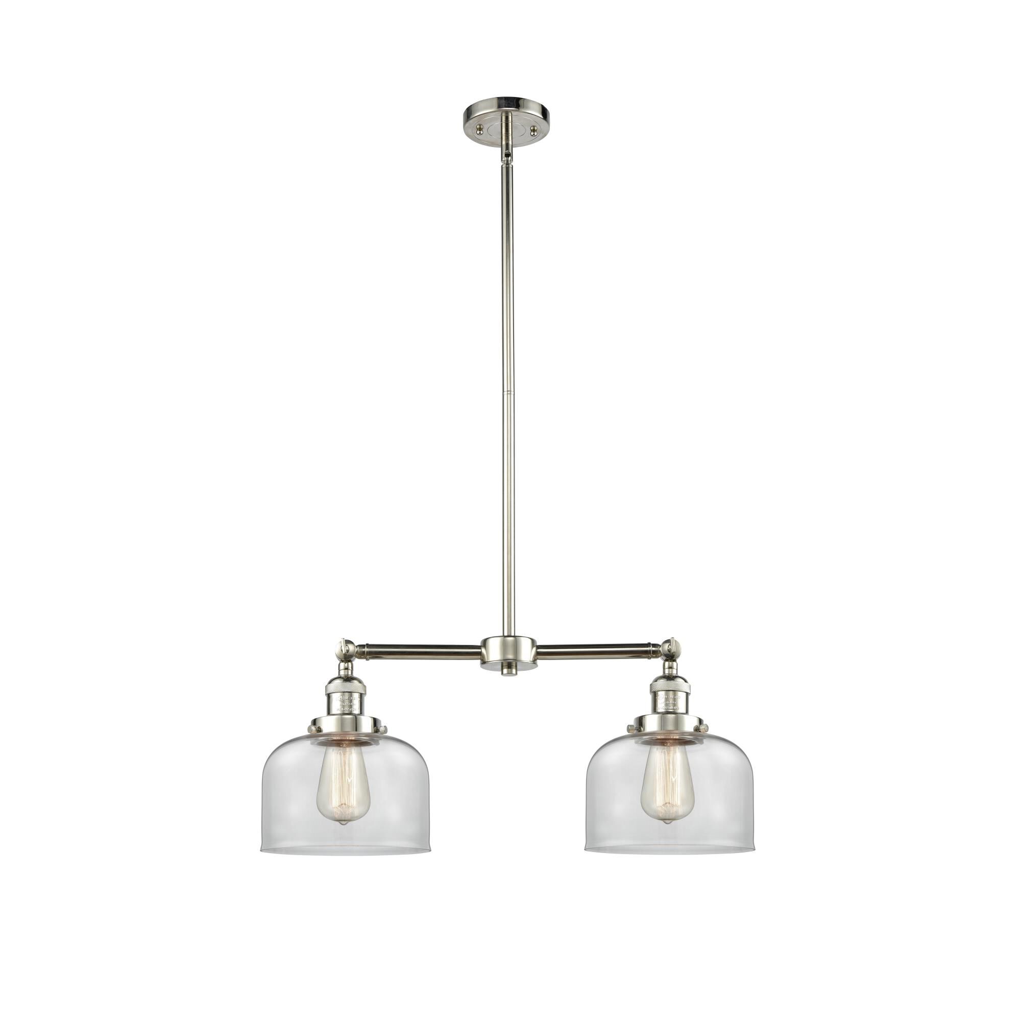 Bruno Marashlian Large Bell 21 Inch 2 Light Mini Chandelier by Innovations Lighting