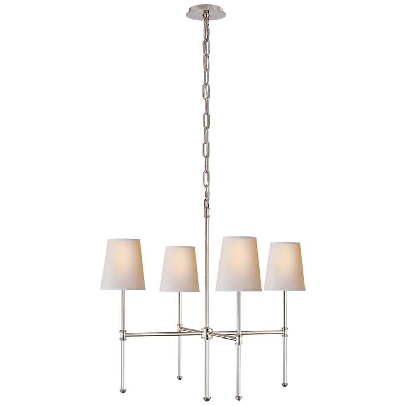 Suzanne Kasler Camille 27 Inch 4 Light Chandelier by Visual Comfort Signature Collection - Clearance