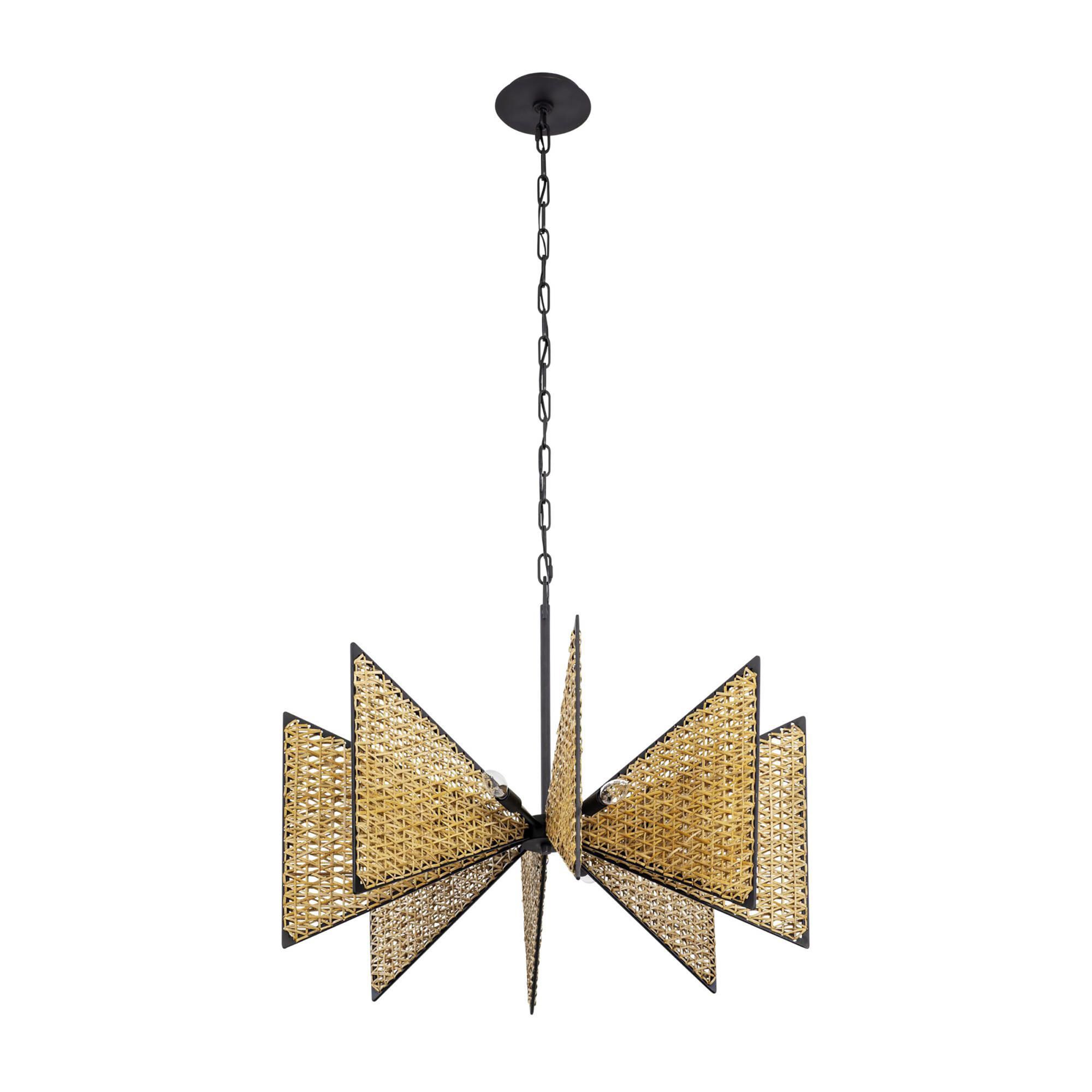 Machina 32 Inch 8 Light Chandelier by Varaluz