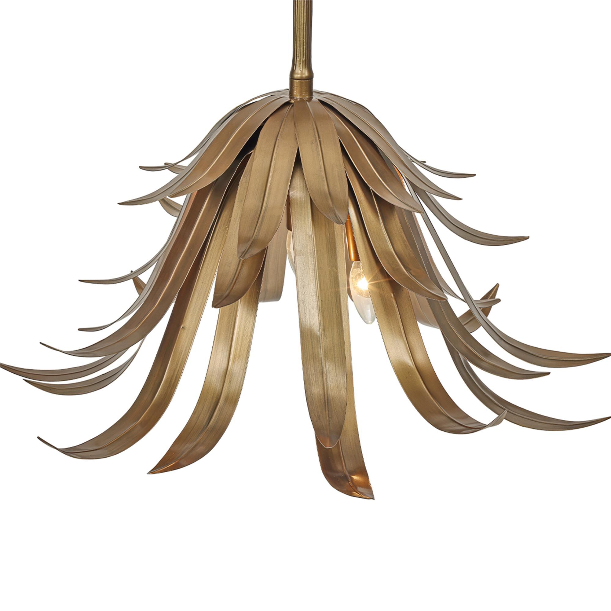 Shown in Brass finish