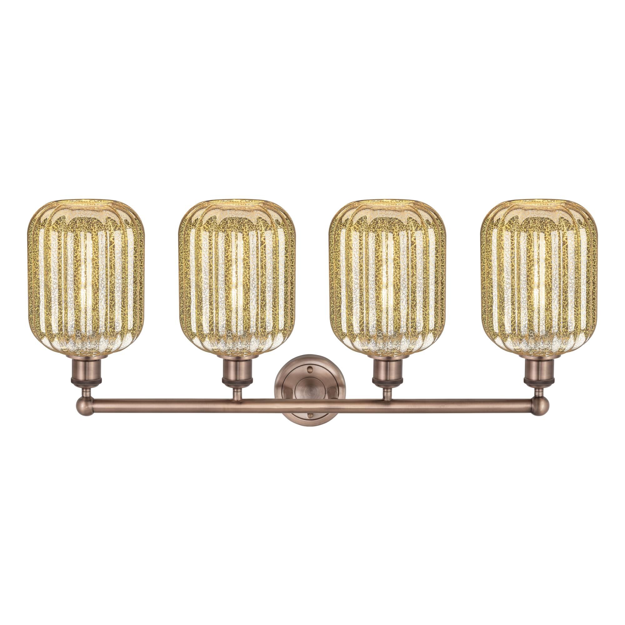 Shown in Antique Copper finish and Mercury glass