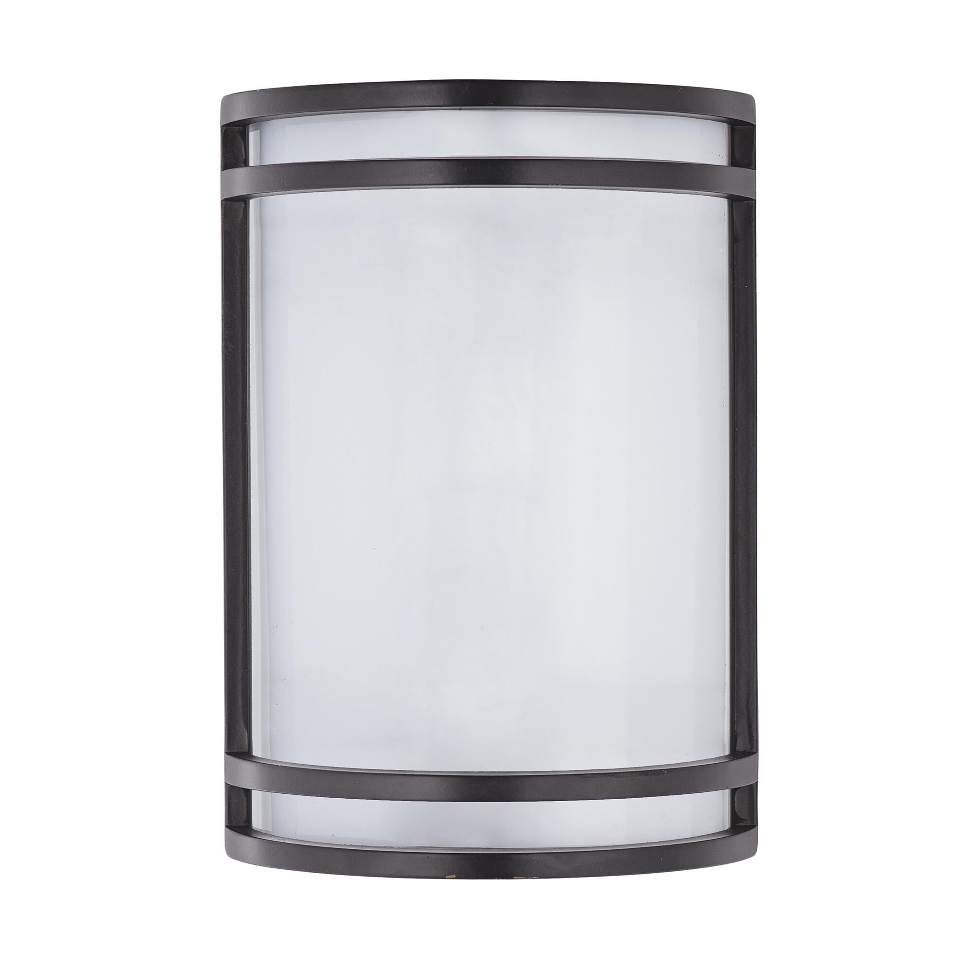 Shown in Bronze finish and White Acrylic shade