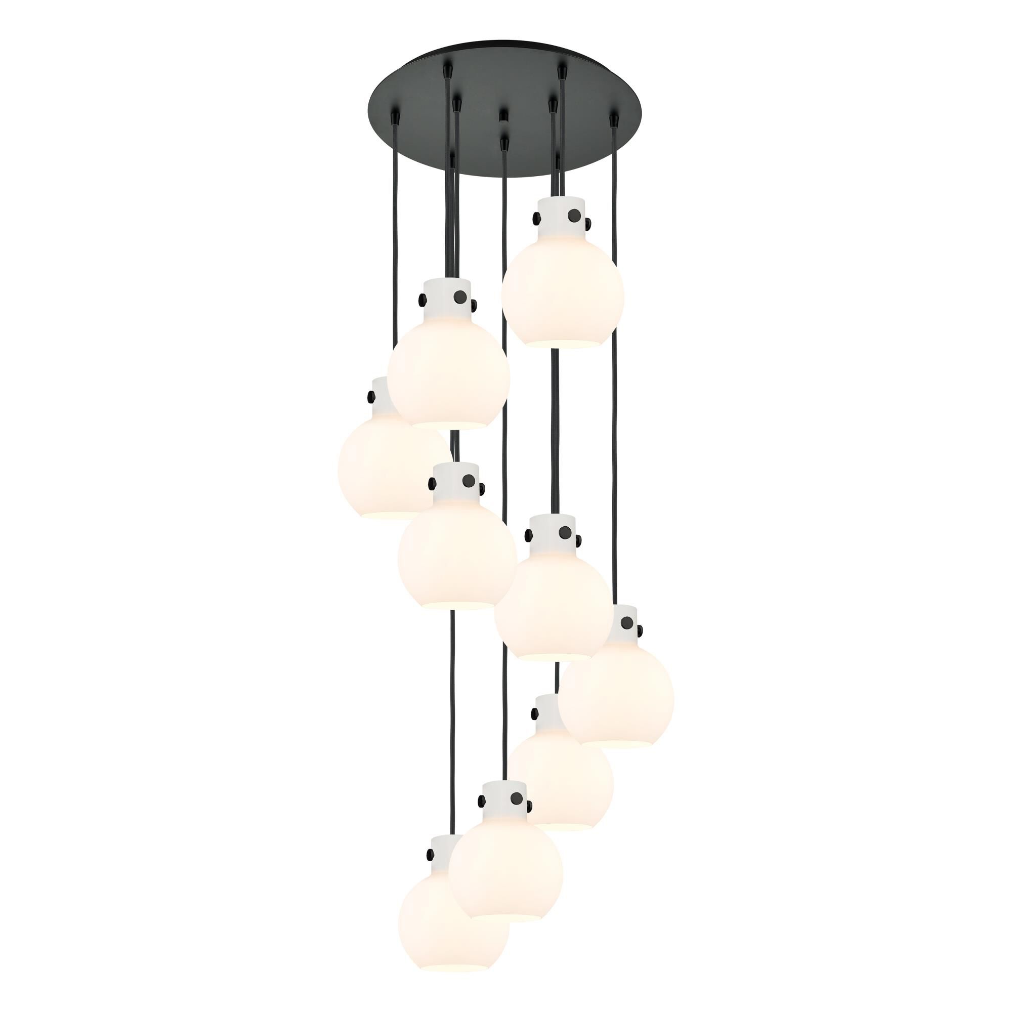 Bruno Marashlian Newton Sphere 22 Inch 9 Light Multi Light Pendant by Innovations Lighting