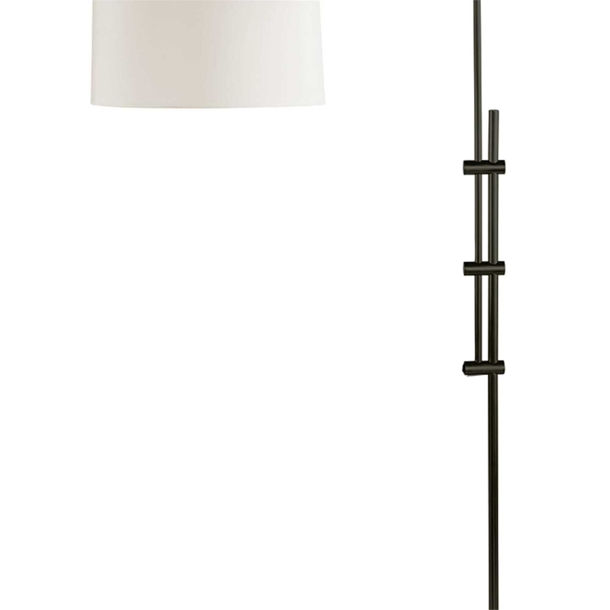 Shown in Oil Rubbed Bronze finish and Linen shade