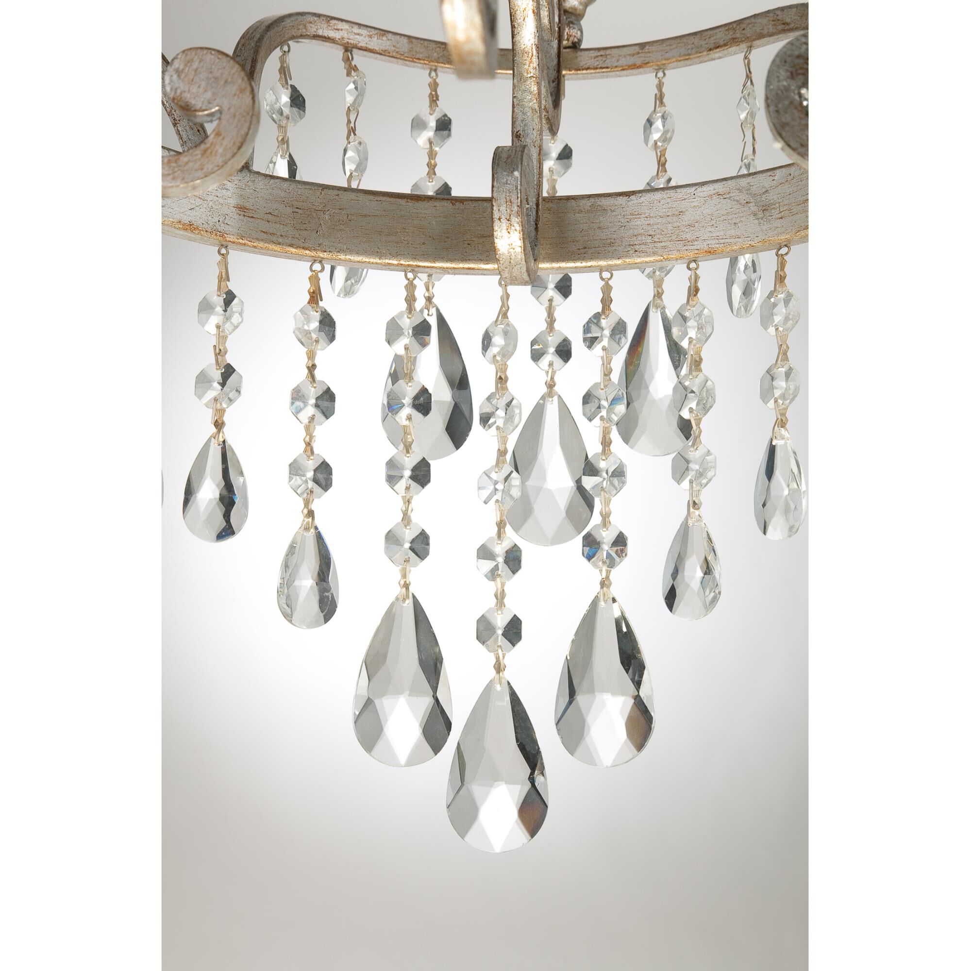 Tricia 21 Inch 4 Light Mini Chandelier by Quoizel