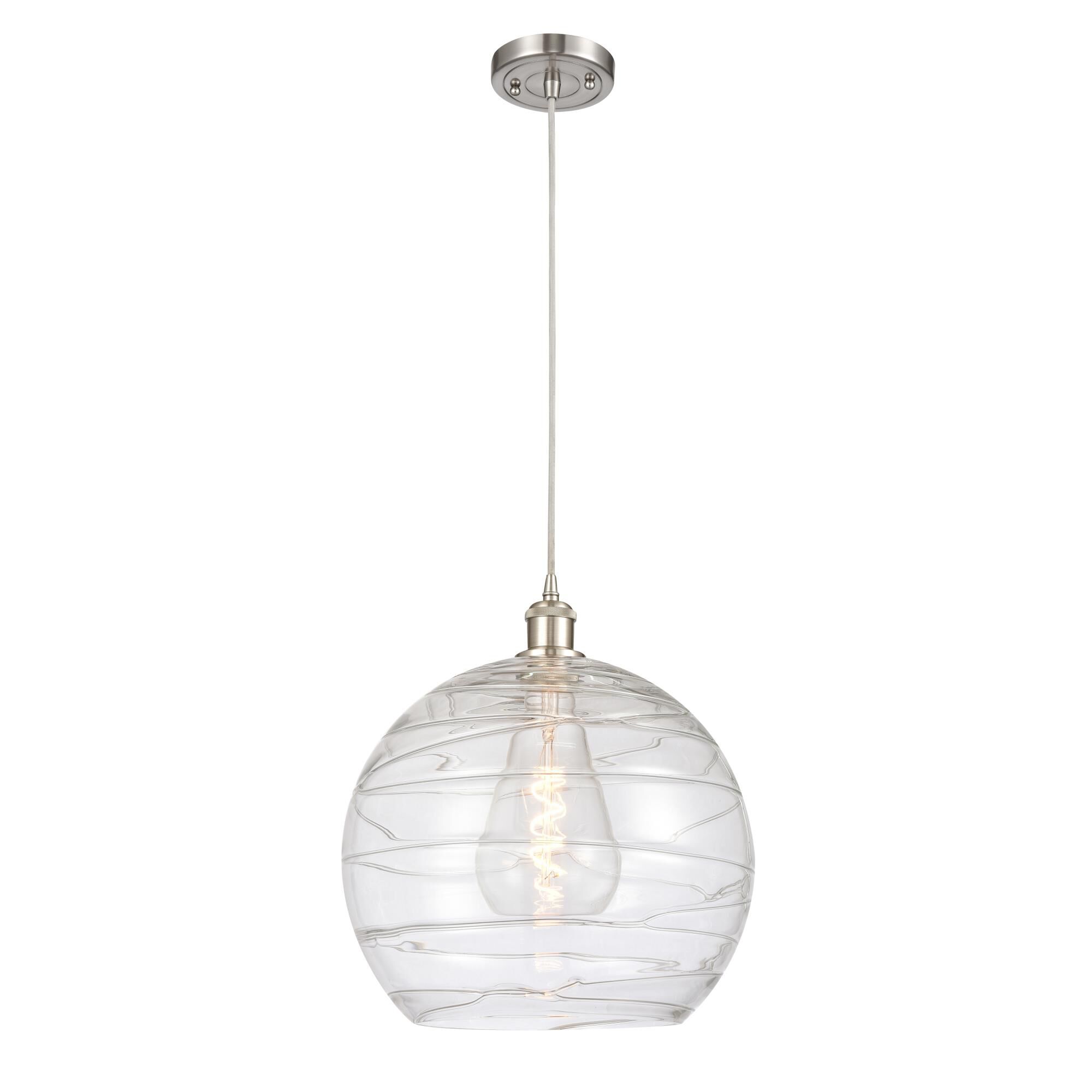 Bruno Marashlian Athens Deco Swirl 14 Inch Large Pendant by Innovations Lighting
