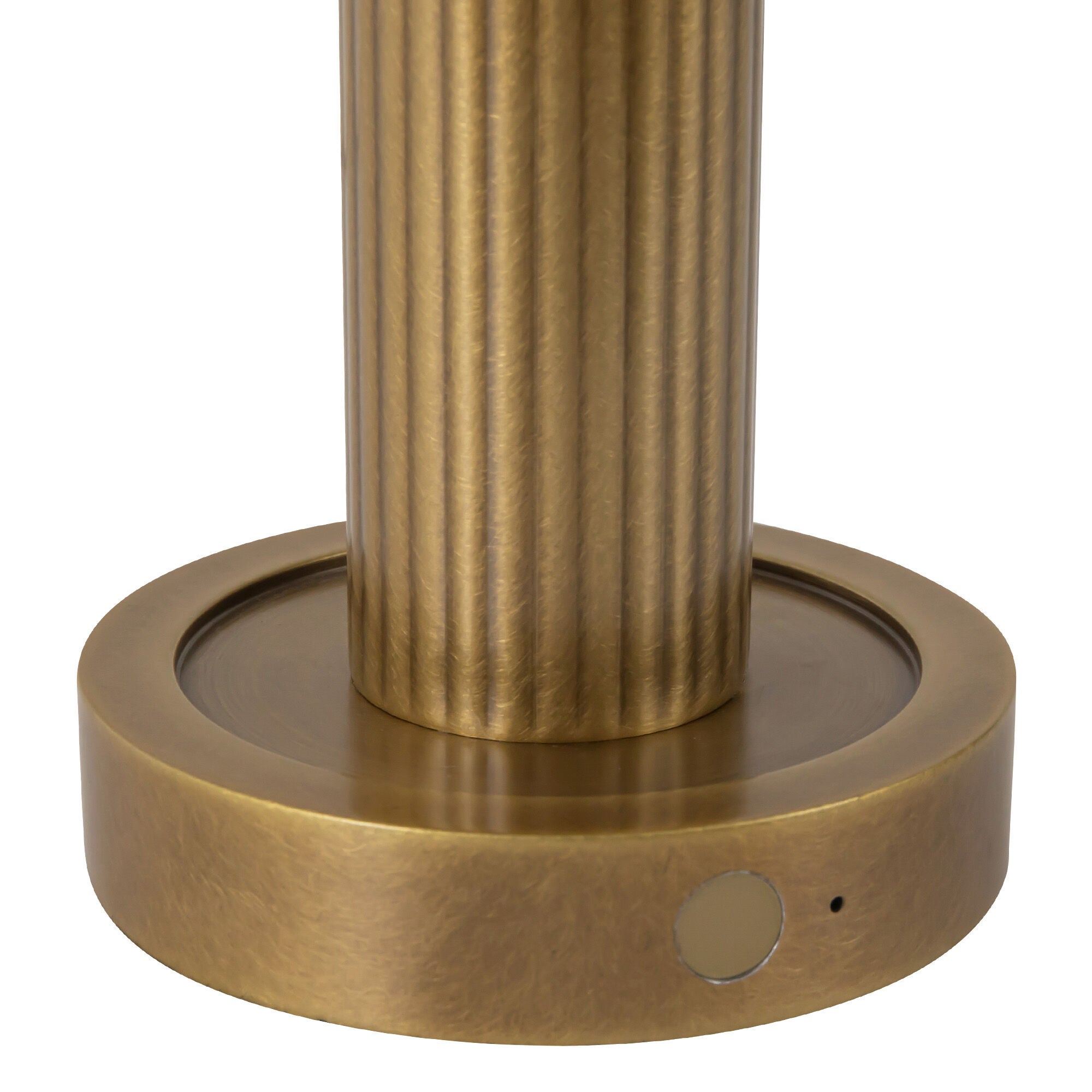 Shown in Vintage Brass finish and Glossy Opal glass