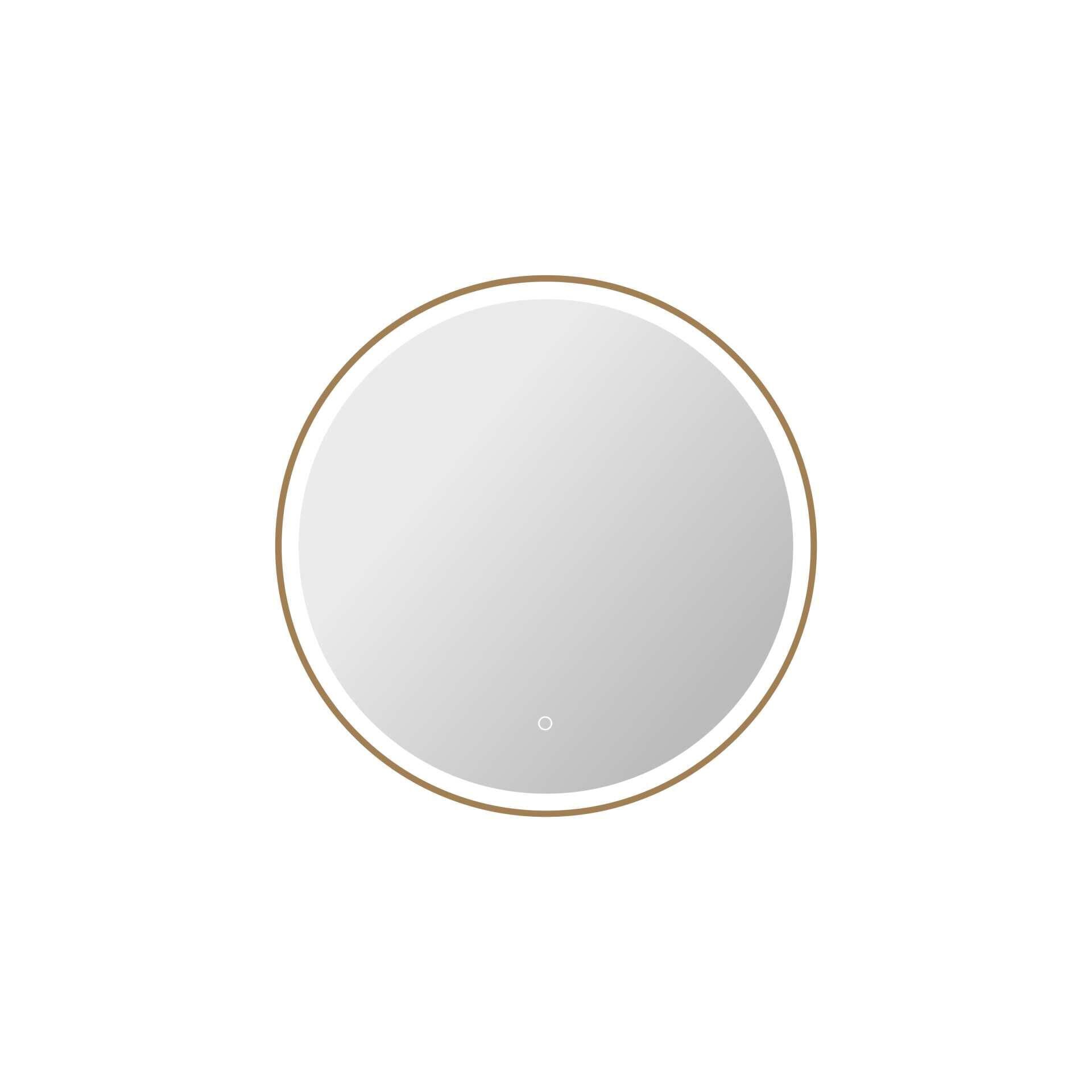 Harmoni 32 Inch Round LED Lighted Mirror by Elegant Decor