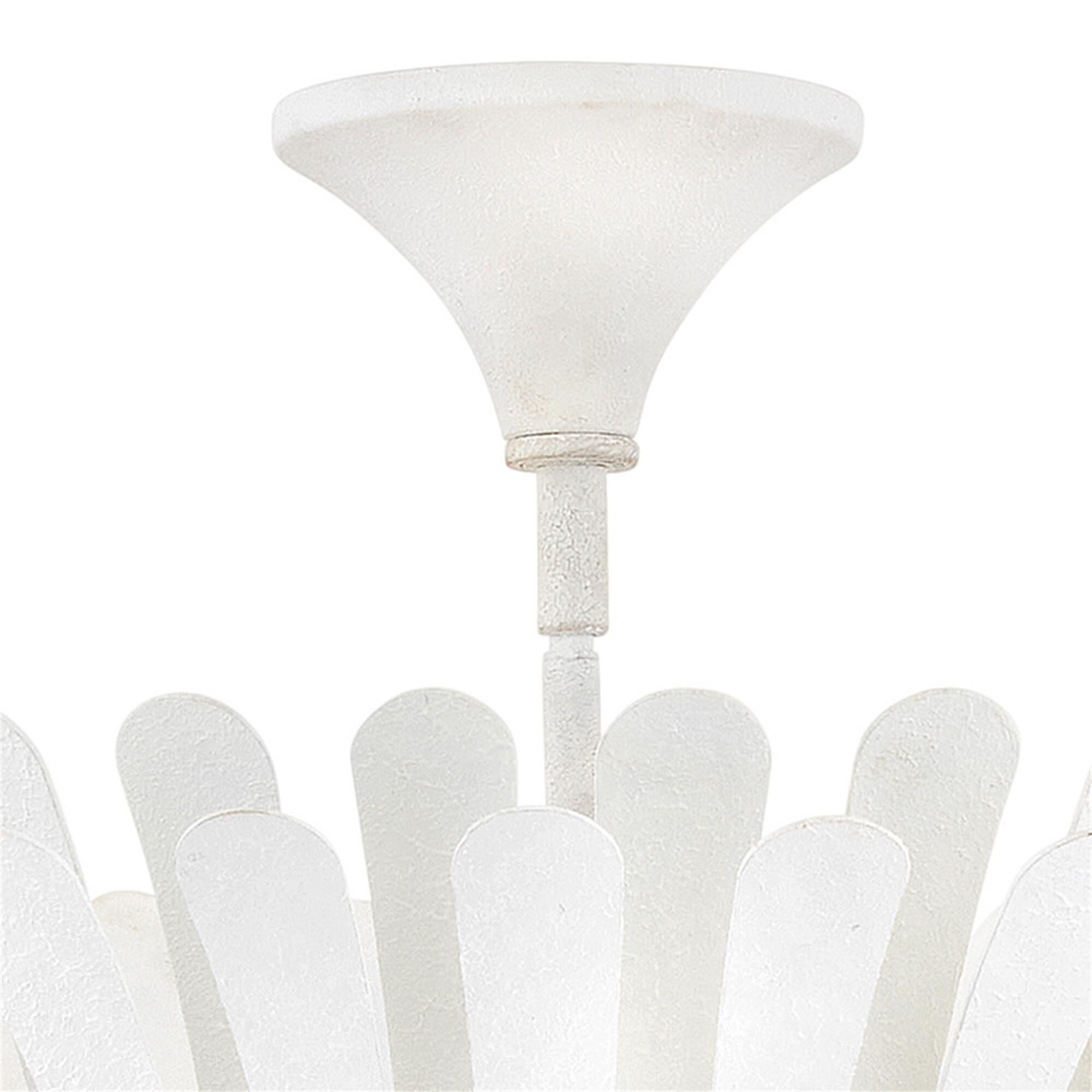 Reina 20 Inch 3 Light Semi Flush Mount,