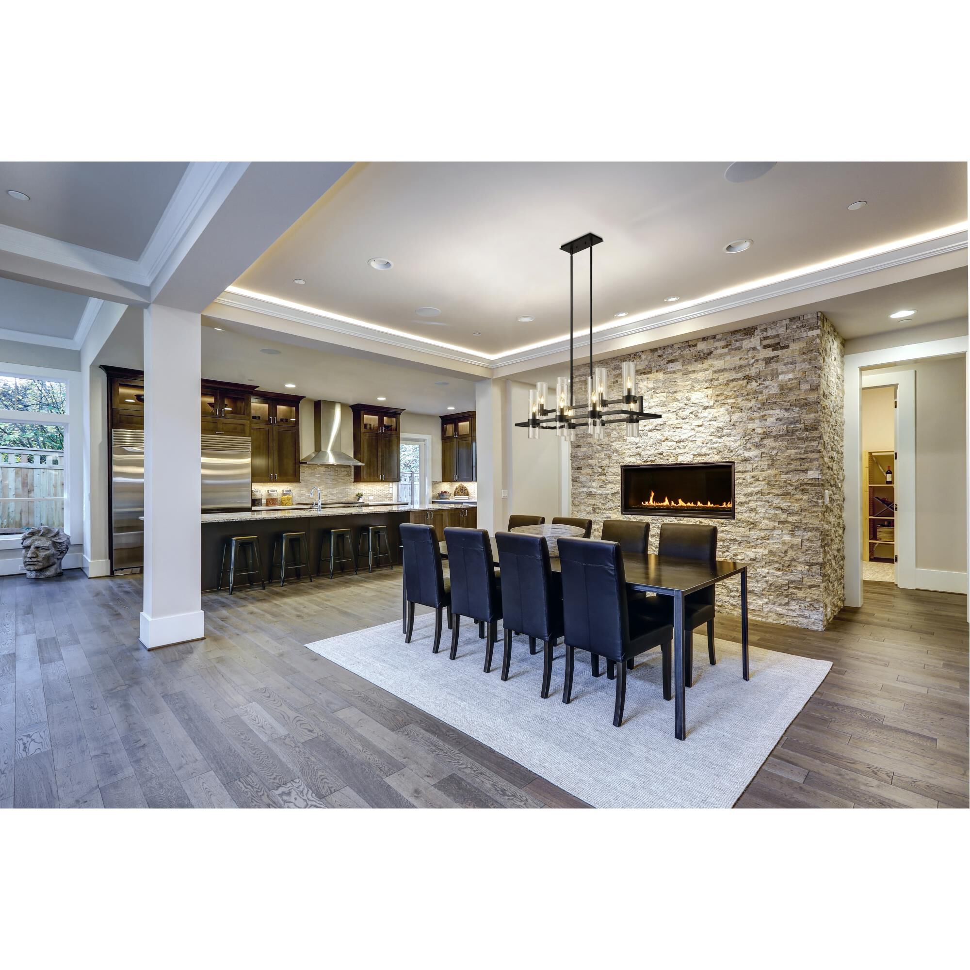 Datus 42 Inch 10 Light Linear Suspension Light by Z-Lite