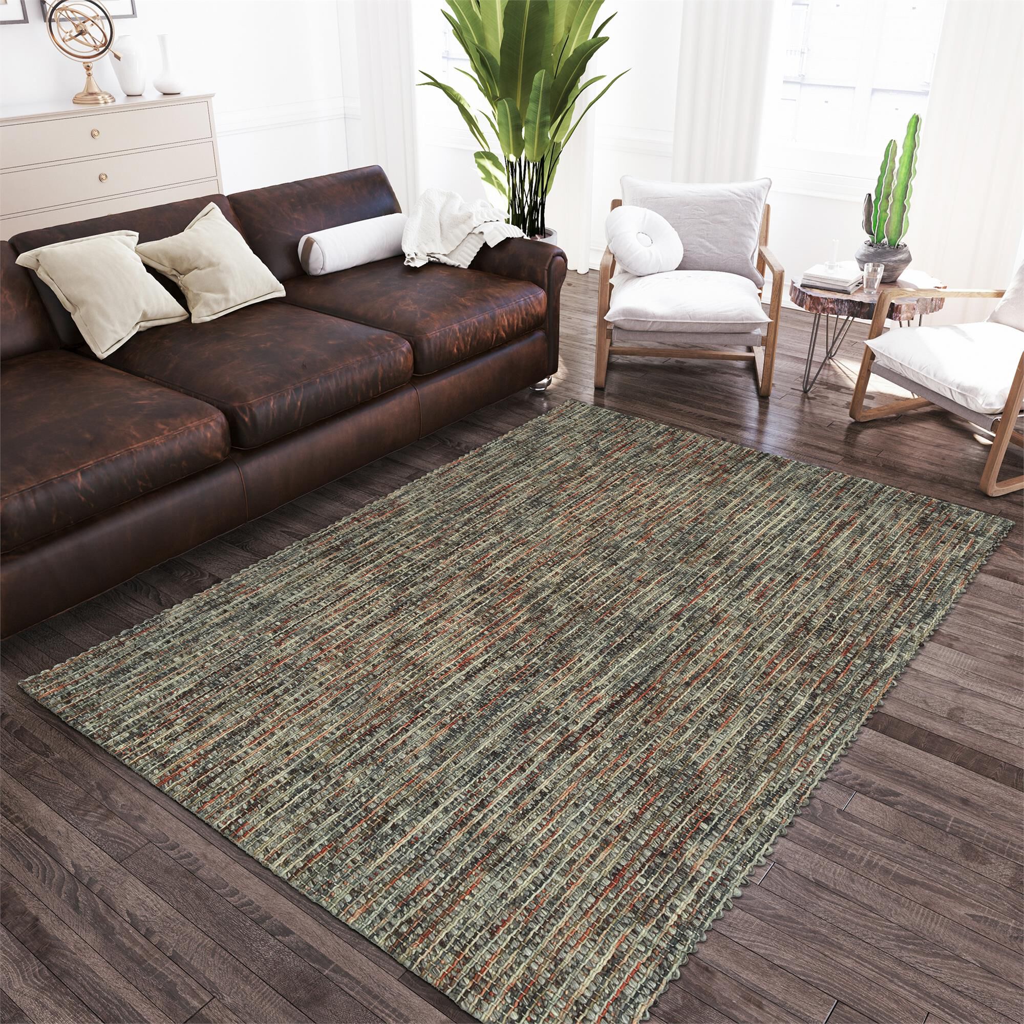 Bondi BD1 Hand Loomed Wool Area Rug,