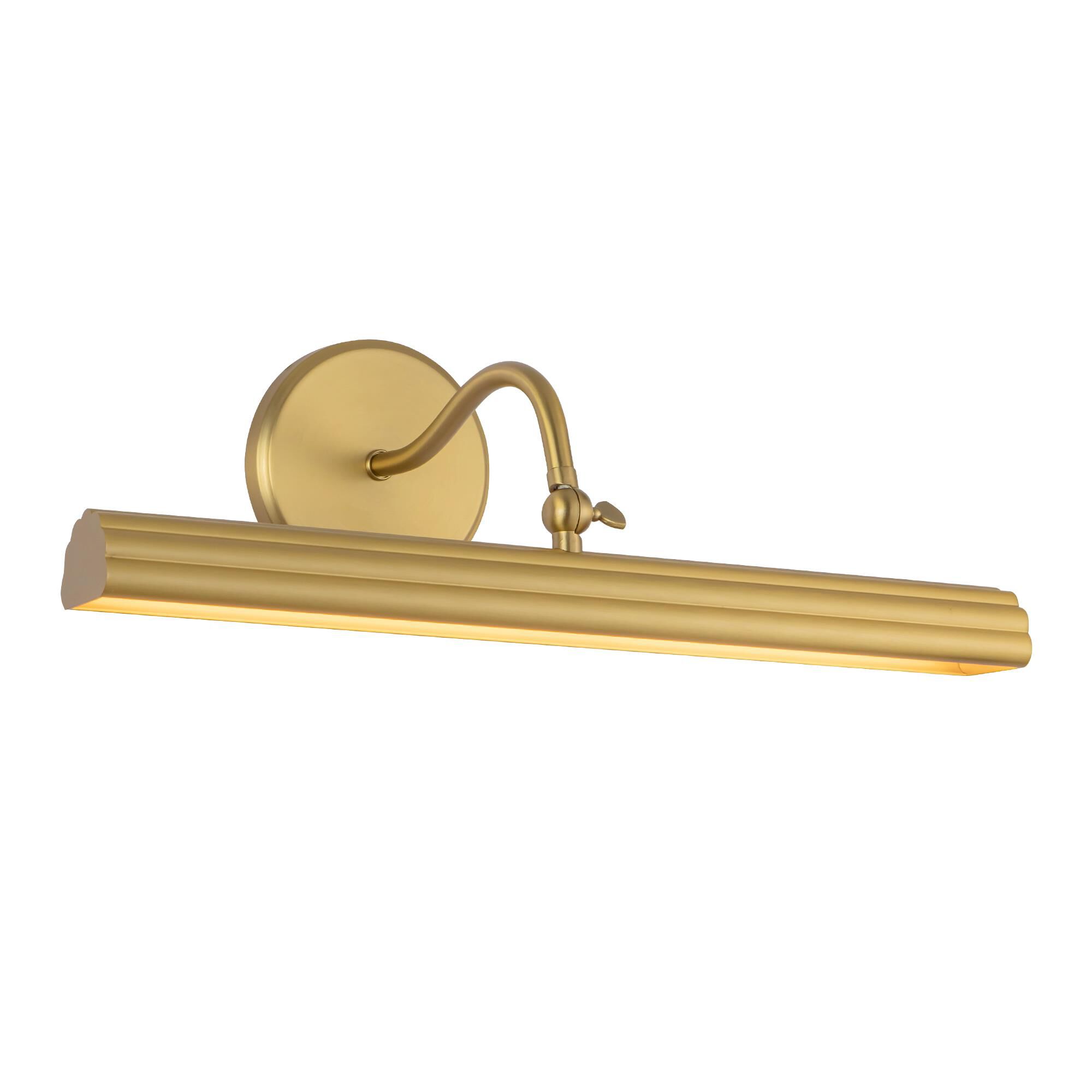 Shown in Brushed Gold finish and Frosted Acrylic Diffuser glass and Aluminum shade