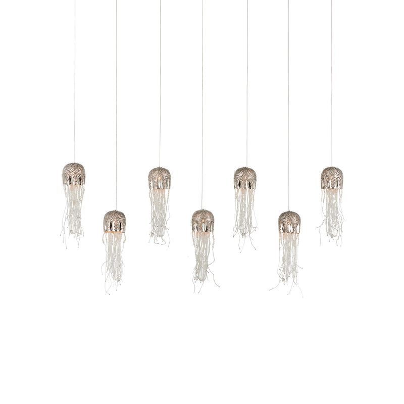 Medusa 57 Inch 7 Light LED Linear Suspension Light by Currey and Company
