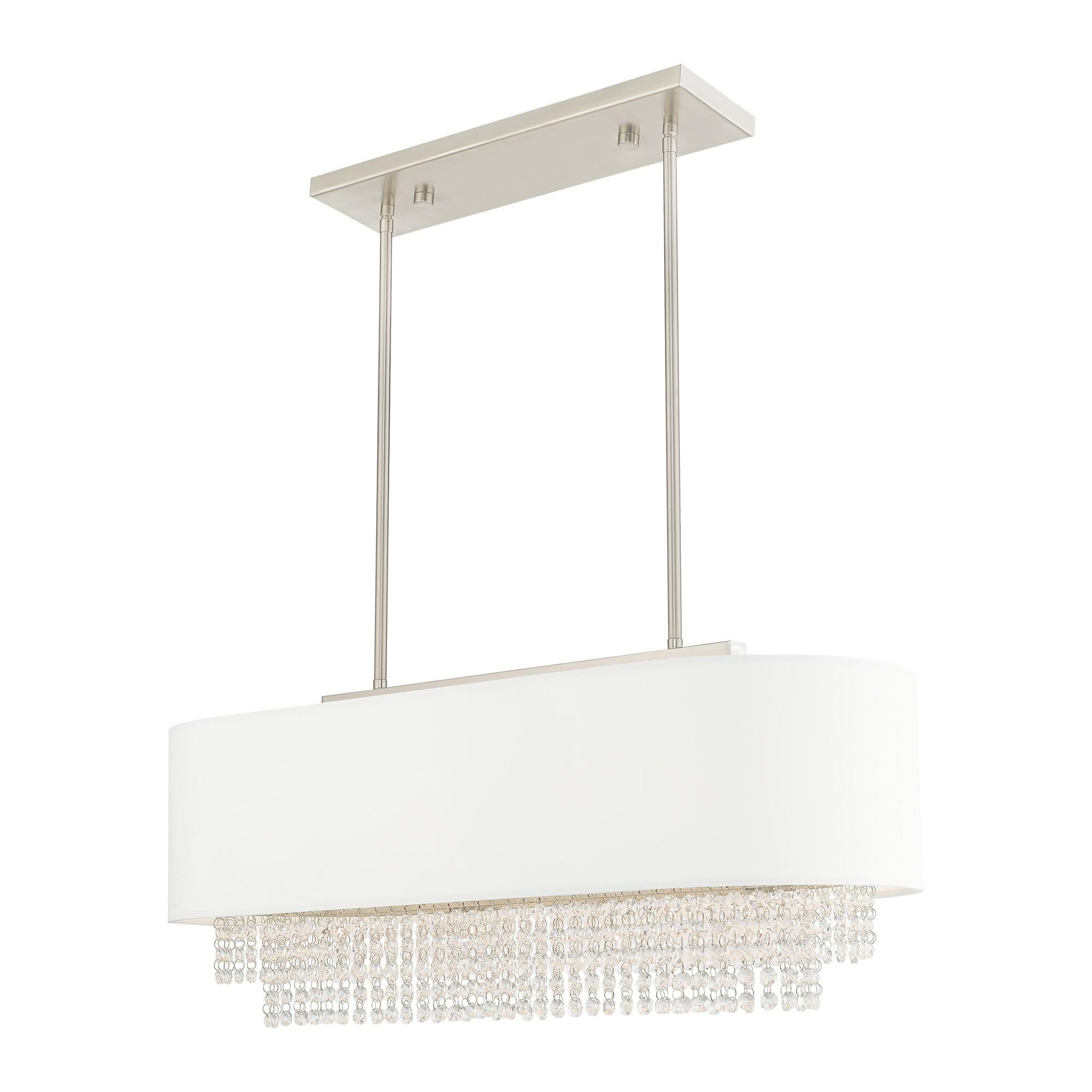 Carlisle 31 Inch 3 Light Linear Suspension Light by Livex Lighting