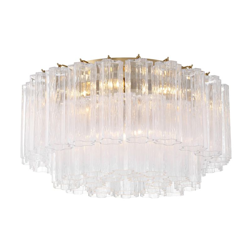 Addis 22 Inch 7 Light Semi Flush Mount by Crystorama